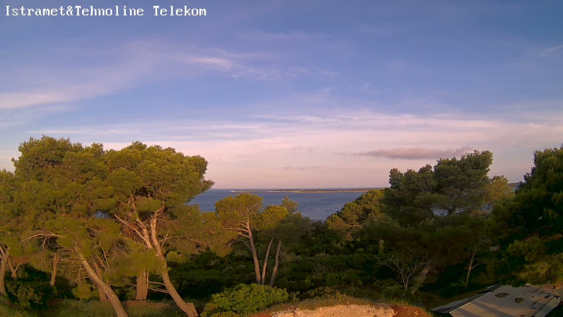 Pula, Fort Punta Christo Adriatic View Live Cam - Stinjan, Pula, Istria, Croatia