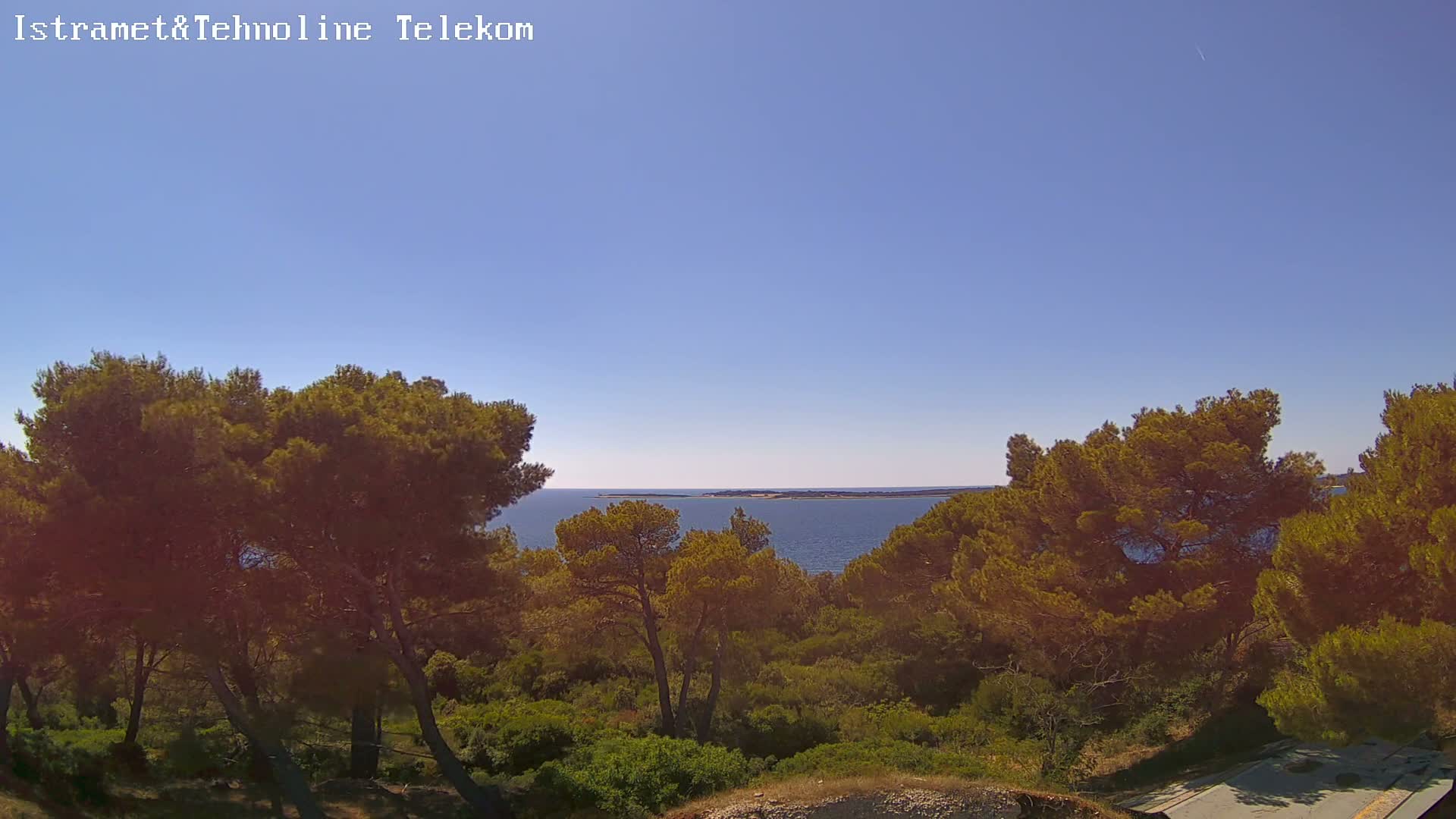 Pula, Fort Punta Christo Adriatic View Live Cam - Stinjan, Pula, Istria, Croatia