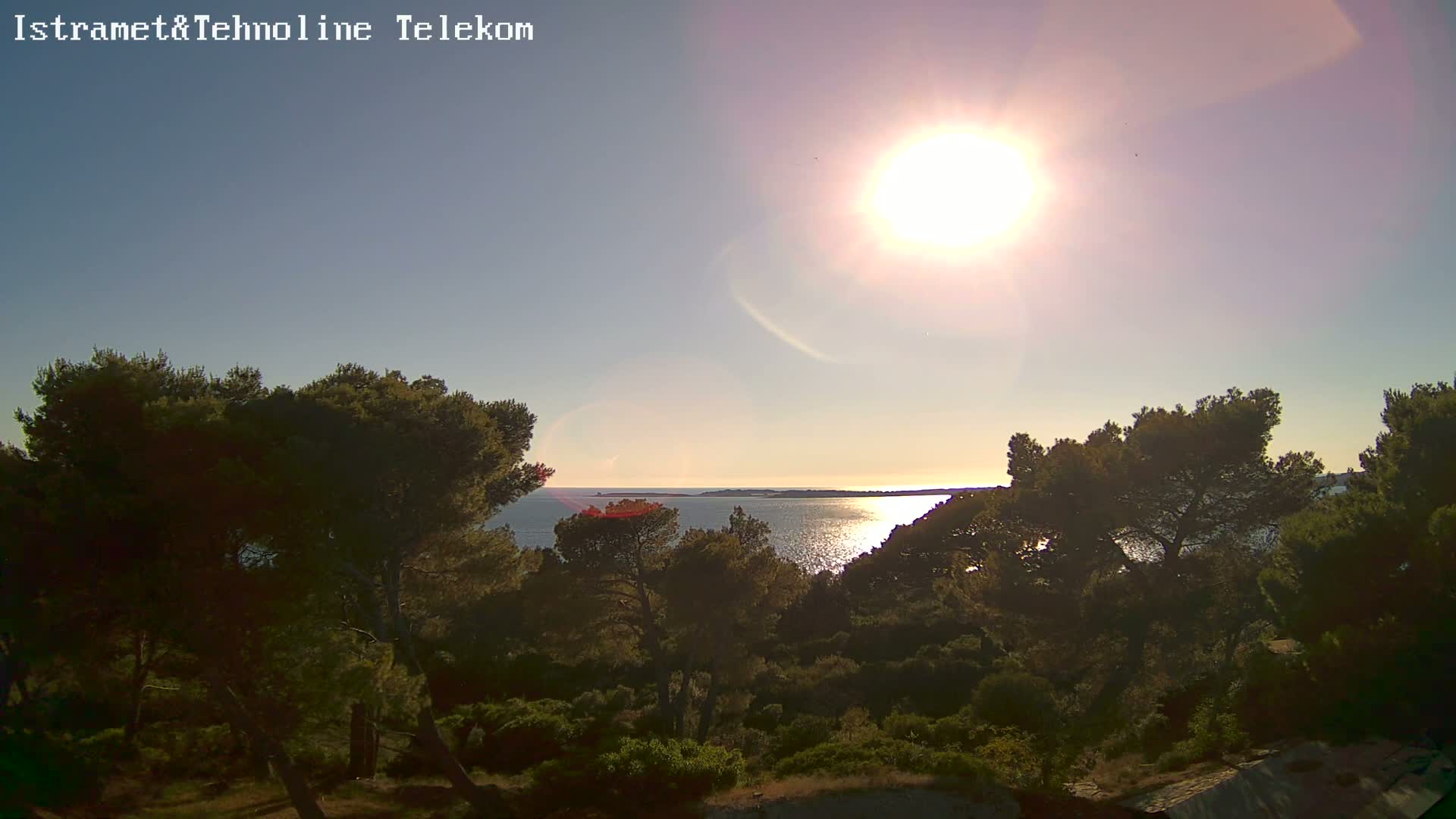 Pula, Fort Punta Christo Adriatic View Live Cam - Stinjan, Pula, Istria, Croatia