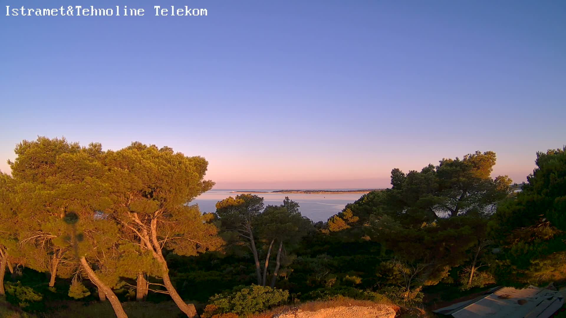 Pula, Fort Punta Christo Adriatic View Live Cam - Stinjan, Pula, Istria, Croatia