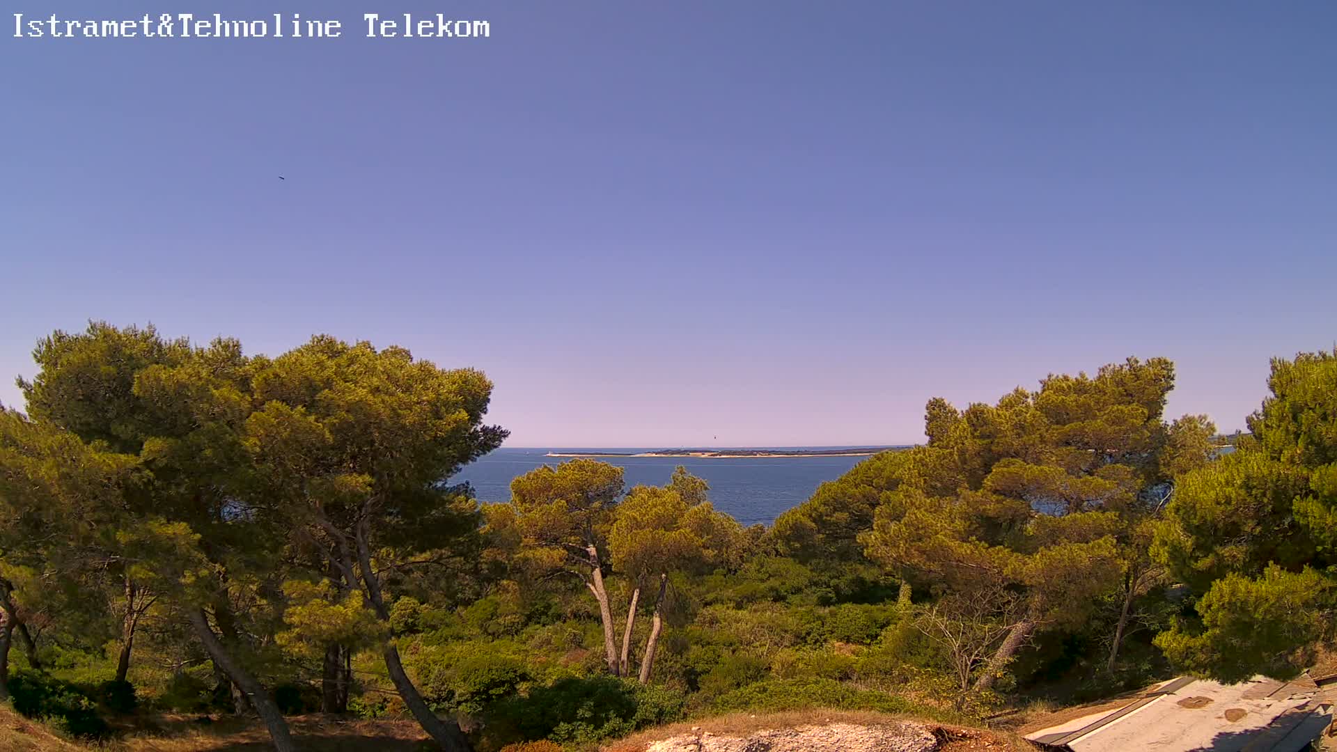 Pula, Fort Punta Christo Adriatic View Live Cam - Stinjan, Pula, Istria, Croatia
