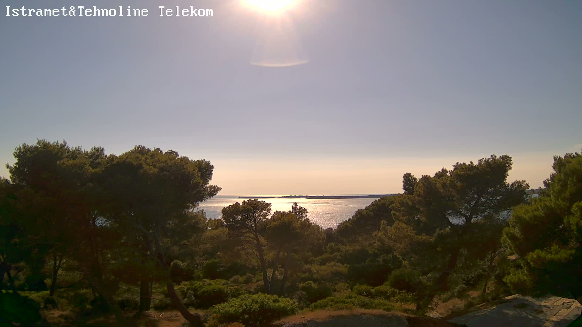 Pula, Fort Punta Christo Adriatic View Live Cam - Stinjan, Pula, Istria, Croatia