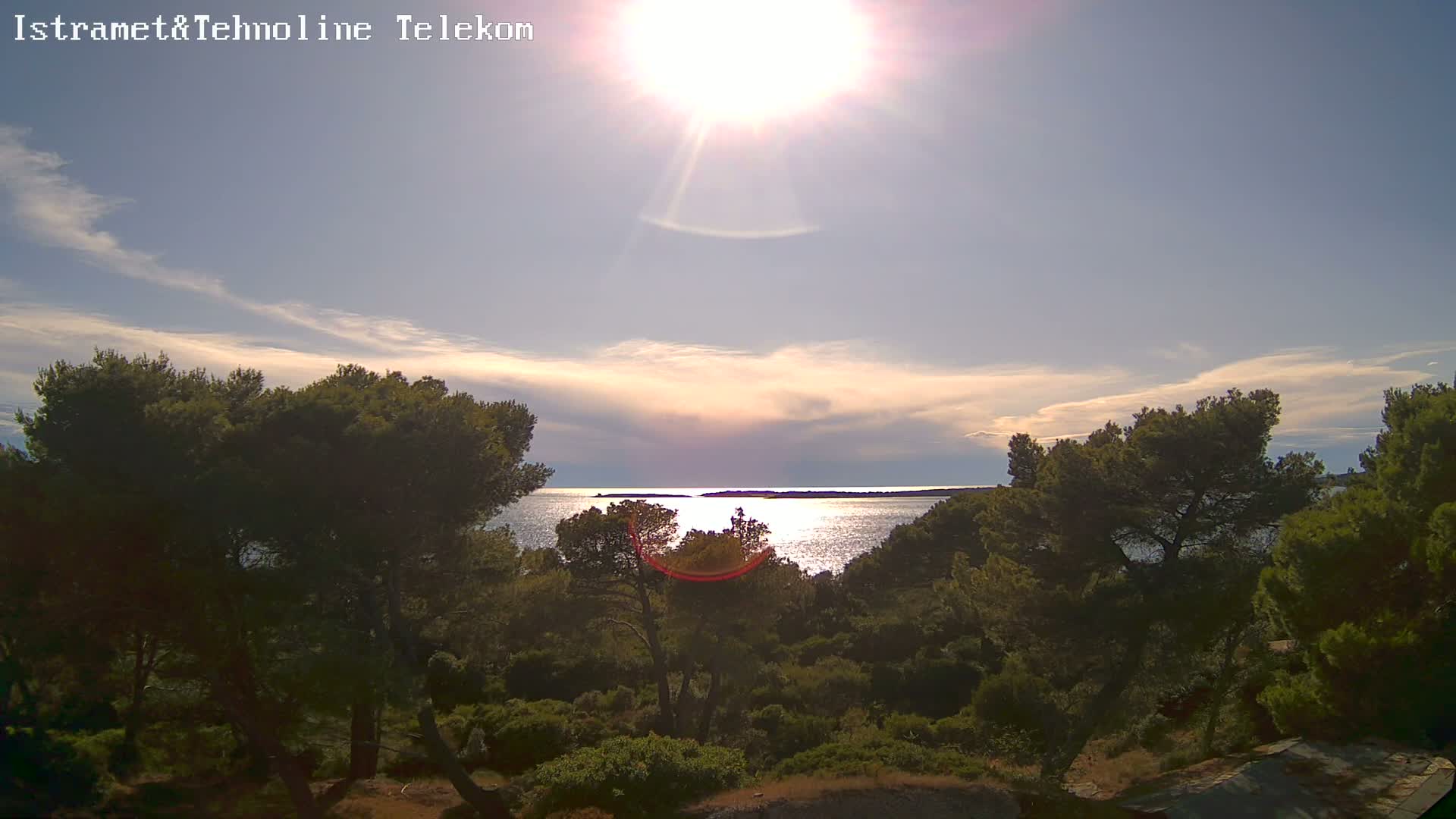 Pula, Fort Punta Christo Adriatic View Live Cam - Stinjan, Pula, Istria, Croatia