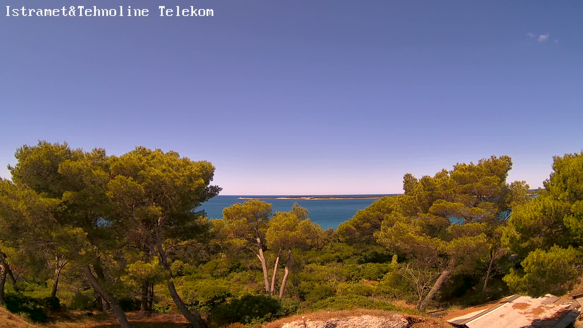 Pula, Fort Punta Christo Adriatic View Live Cam - Stinjan, Pula, Istria, Croatia