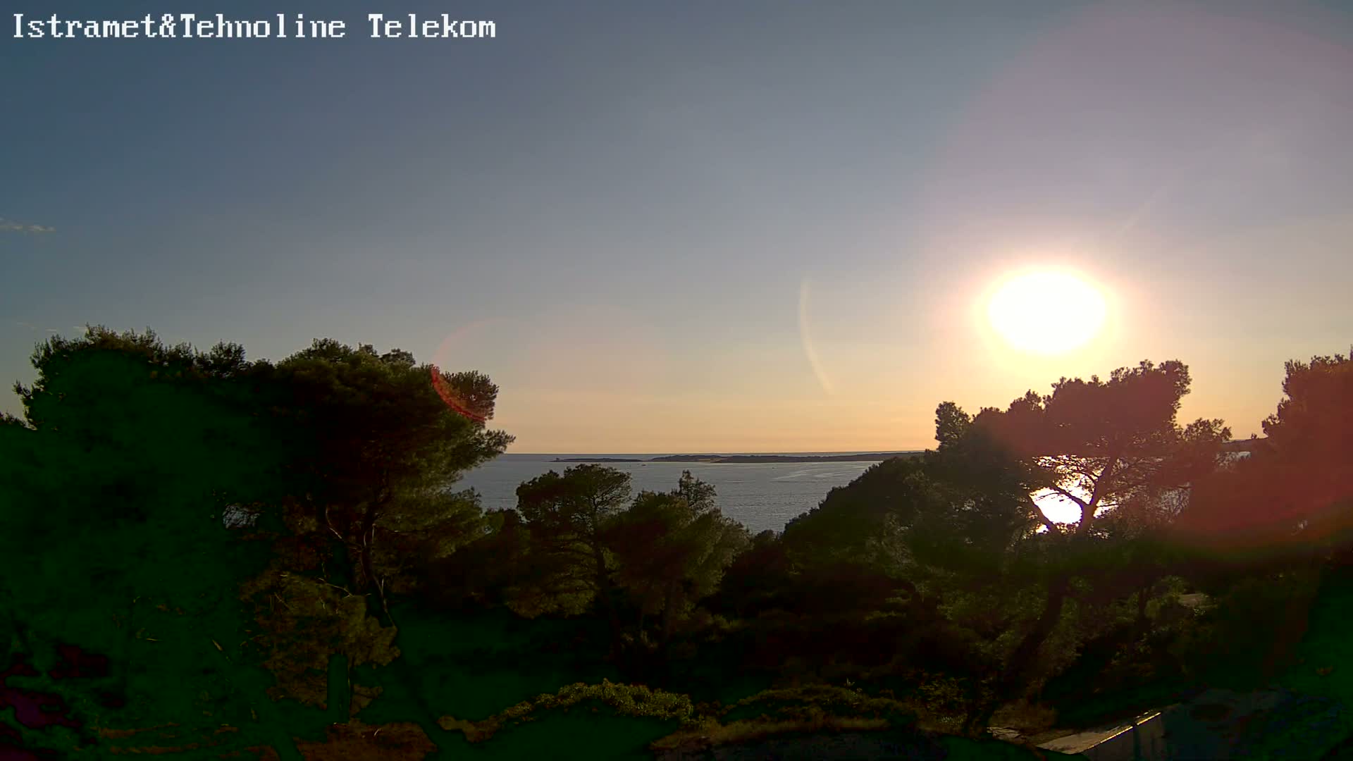 Pula, Fort Punta Christo Adriatic View Live Cam - Stinjan, Pula, Istria, Croatia