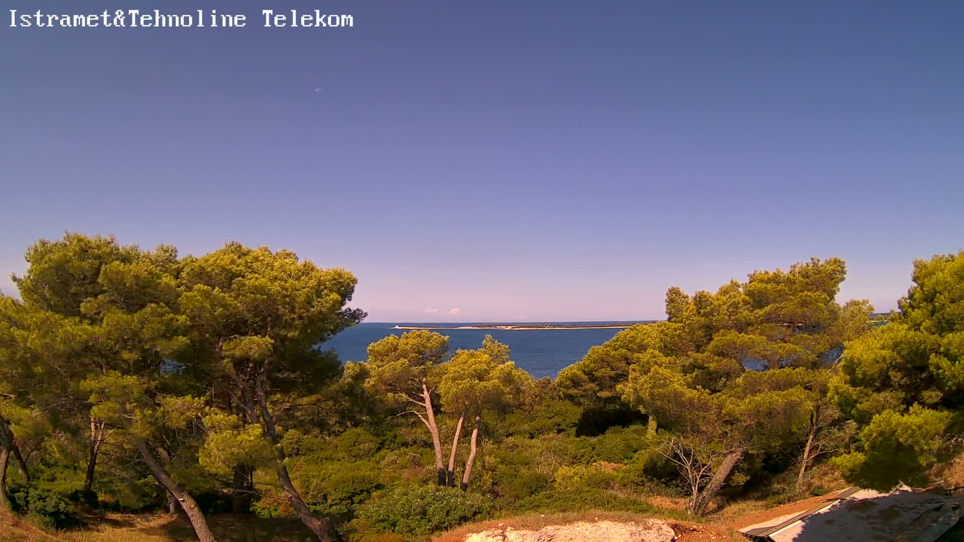 Pula, Fort Punta Christo Adriatic View Live Cam - Stinjan, Pula, Istria, Croatia
