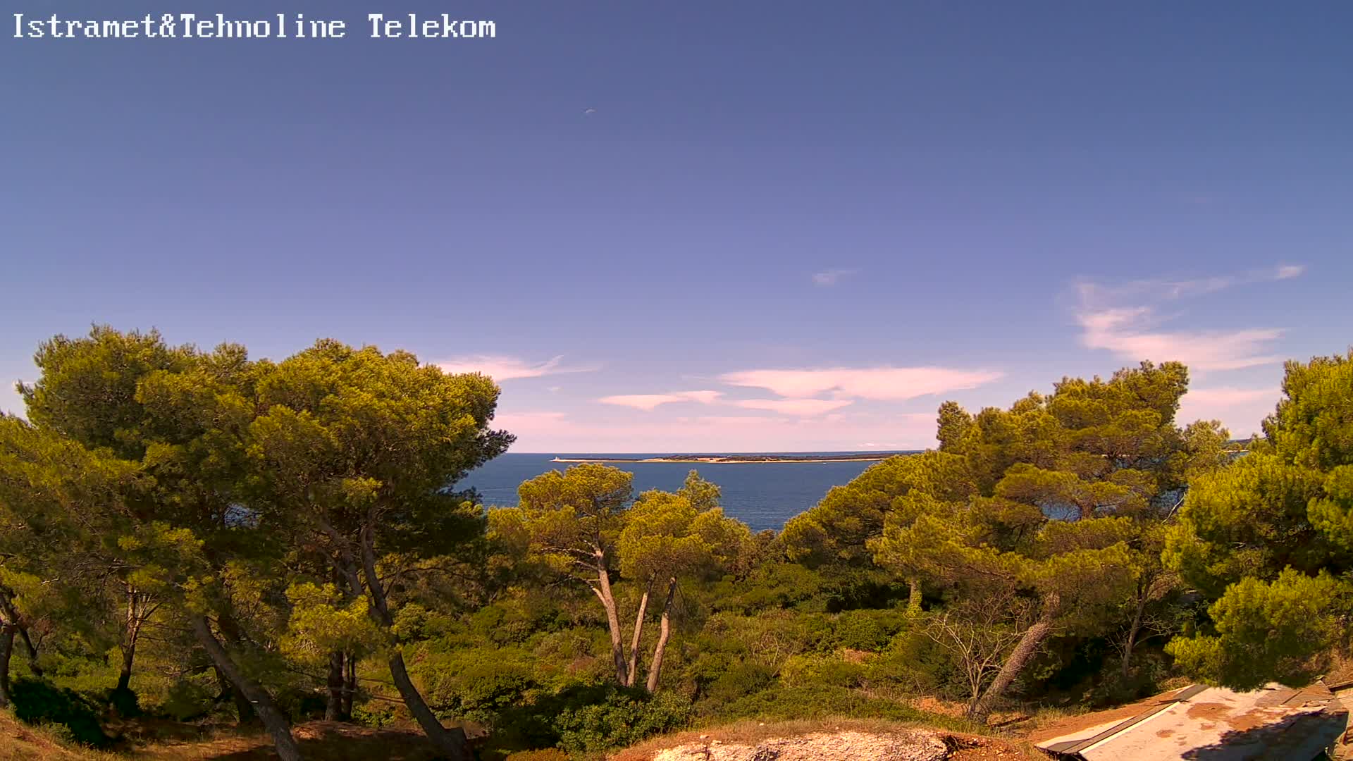 Pula, Fort Punta Christo Adriatic View Live Cam - Stinjan, Pula, Istria, Croatia