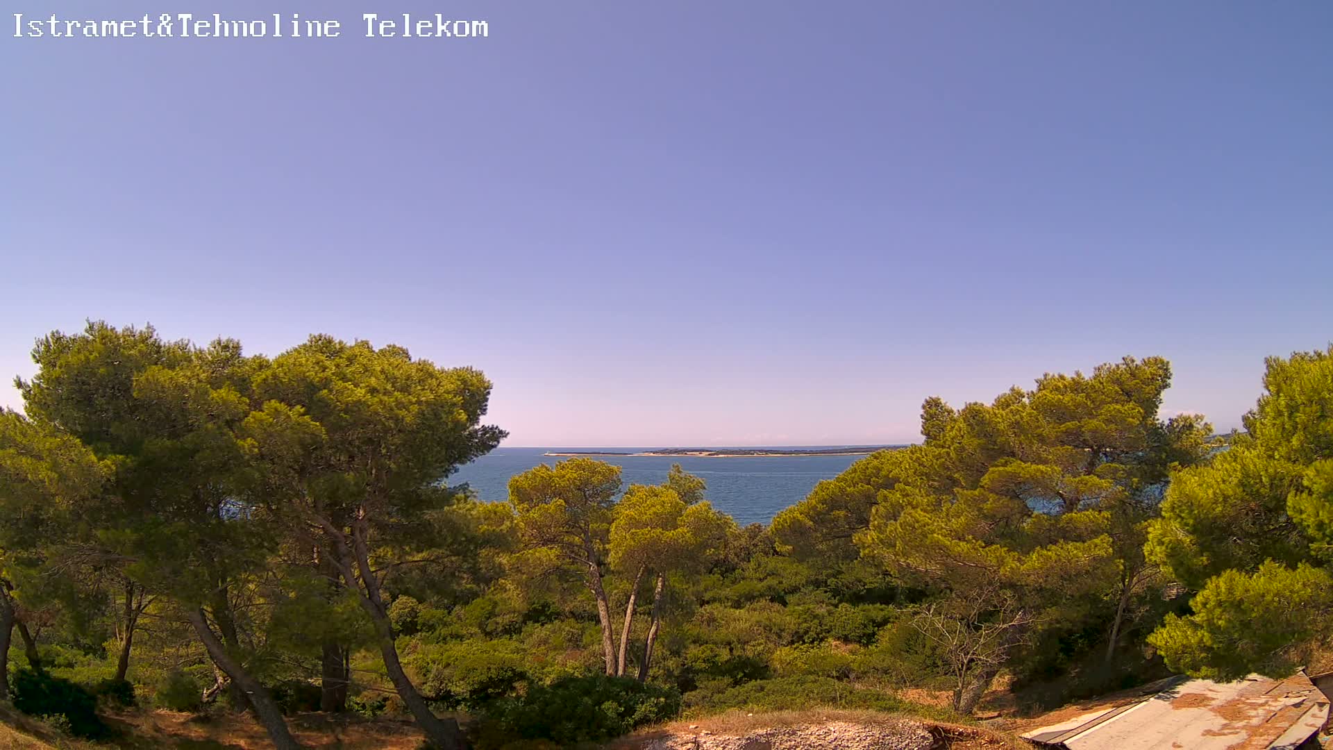 Pula, Fort Punta Christo Adriatic View Live Cam - Stinjan, Pula, Istria, Croatia