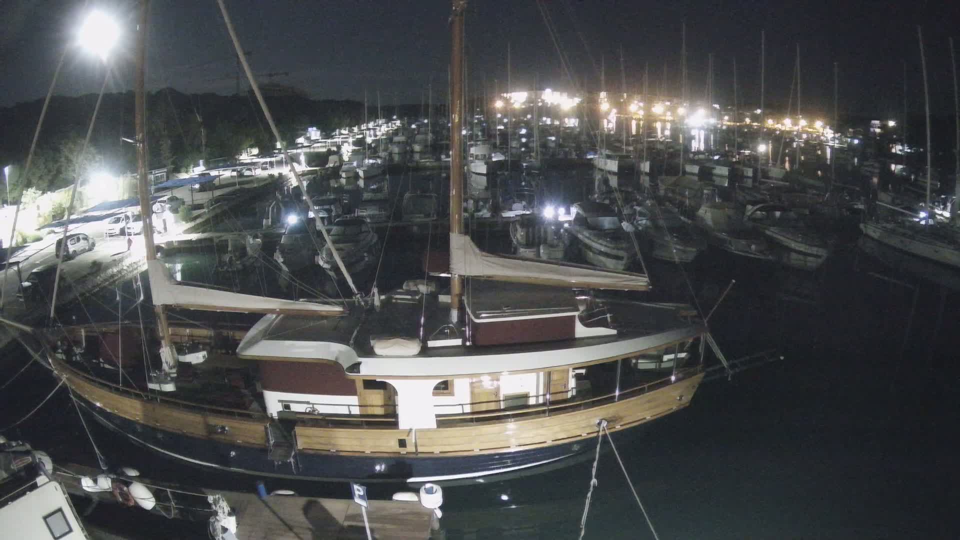 Pula, Marina Veruda South View Live Cam - Pjescana Uvala, Pula, Istria, Croatia