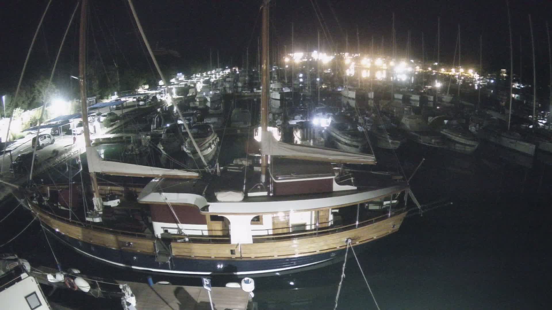 Pula, Marina Veruda South View Live Cam - Pjescana Uvala, Pula, Istria, Croatia