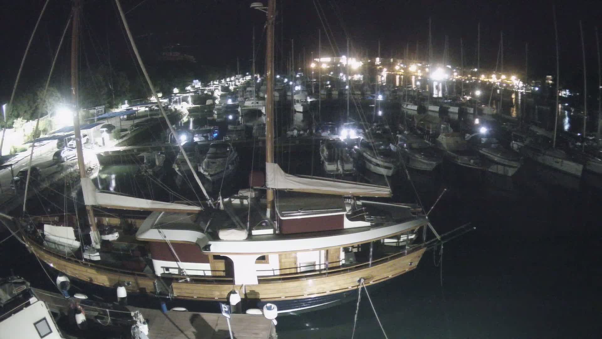 Pula, Marina Veruda South View Live Cam - Pjescana Uvala, Pula, Istria, Croatia