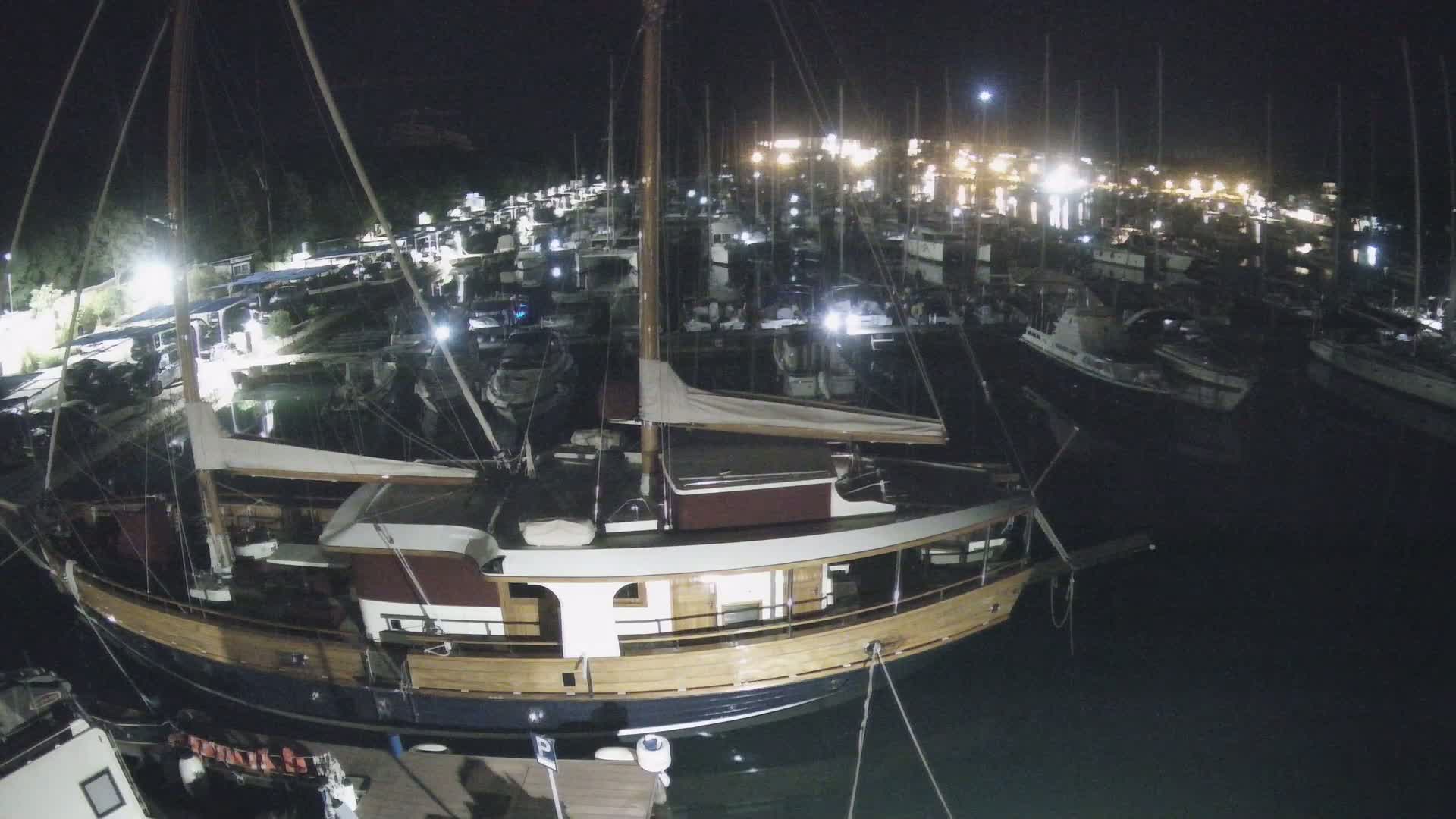 Pula, Marina Veruda South View Live Cam - Pjescana Uvala, Pula, Istria, Croatia