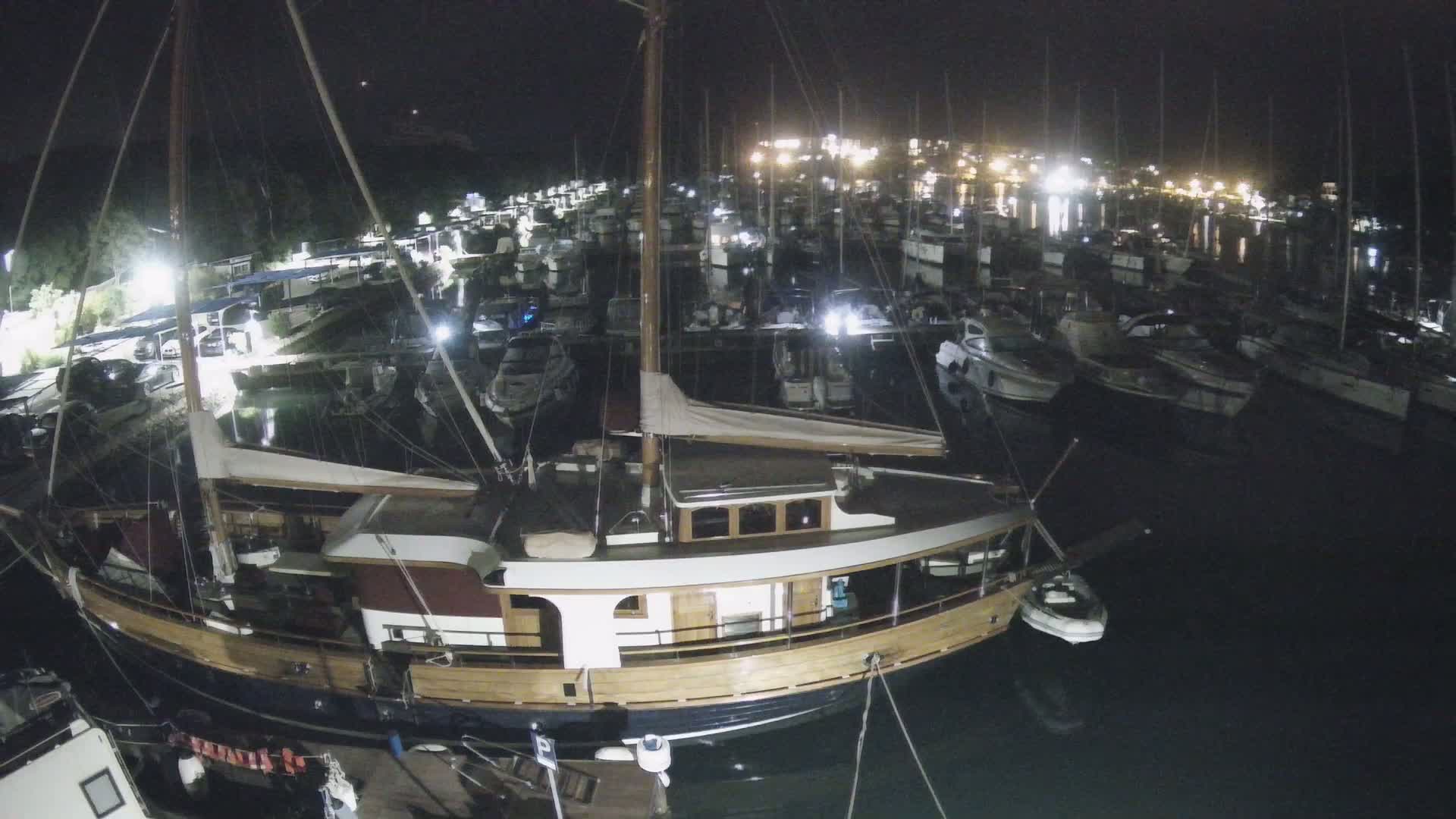 Pula, Marina Veruda South View Live Cam - Pjescana Uvala, Pula, Istria, Croatia