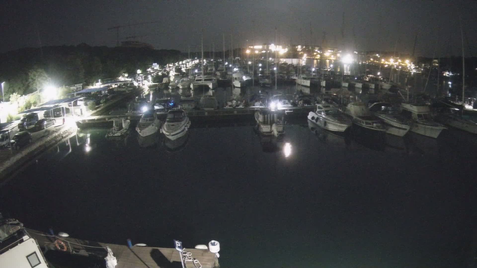 Pula, Marina Veruda South View Live Cam - Pjescana Uvala, Pula, Istria, Croatia