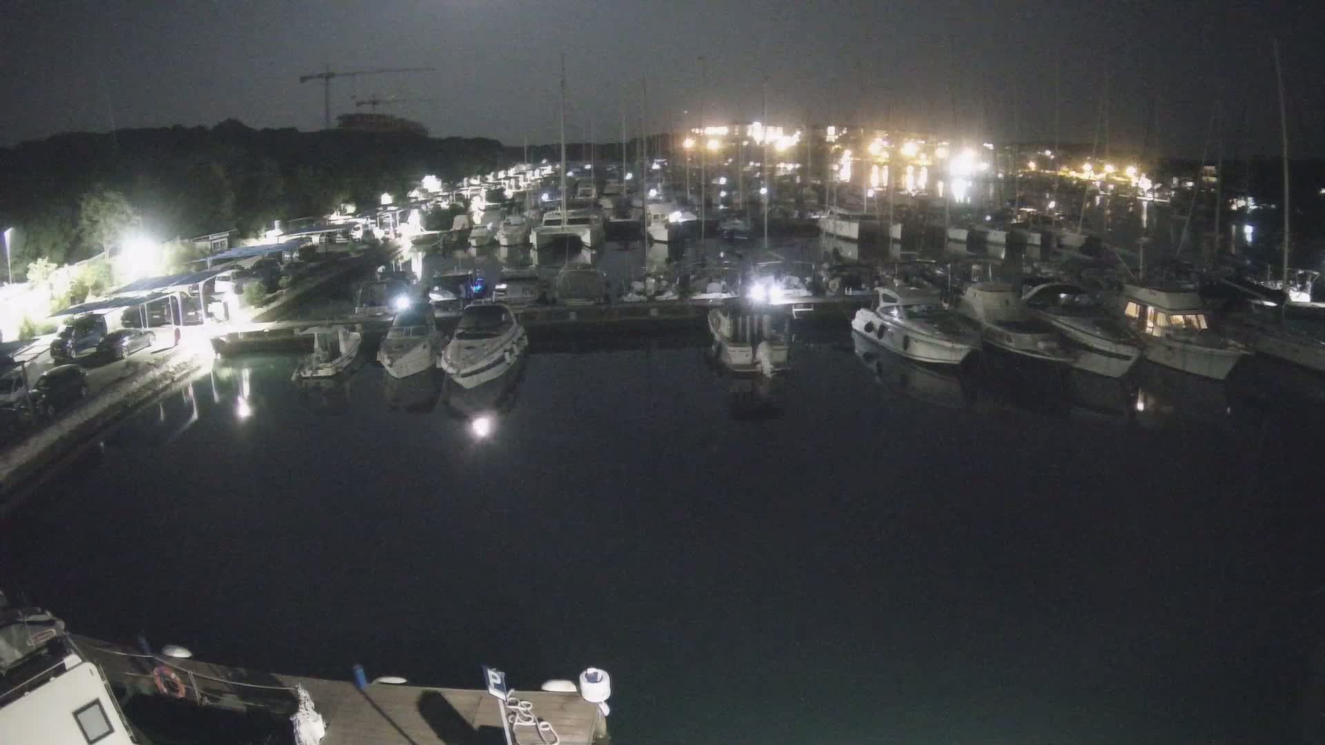Pula, Marina Veruda South View Live Cam - Pjescana Uvala, Pula, Istria, Croatia