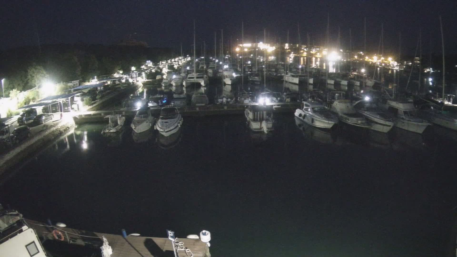 Pula, Marina Veruda South View Live Cam - Pjescana Uvala, Pula, Istria, Croatia