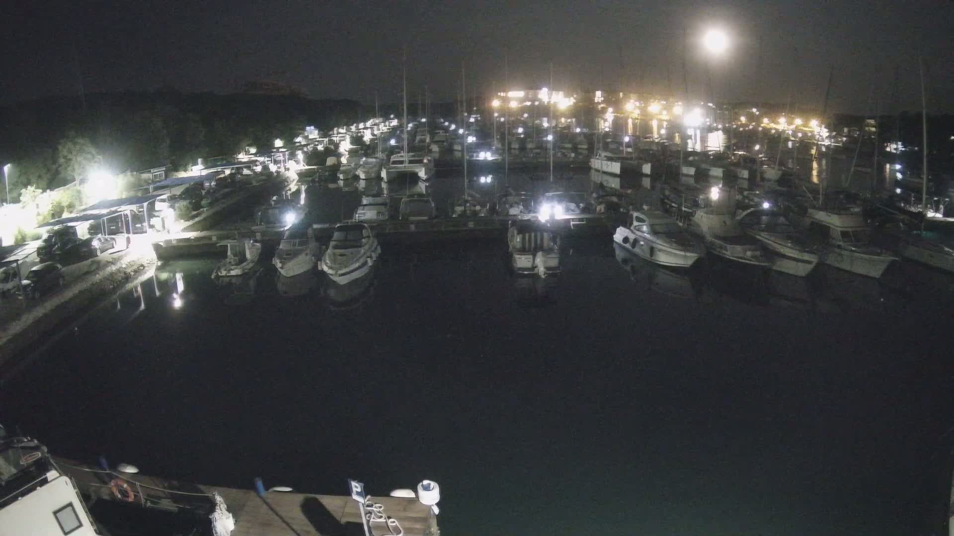 Pula, Marina Veruda South View Live Cam - Pjescana Uvala, Pula, Istria, Croatia