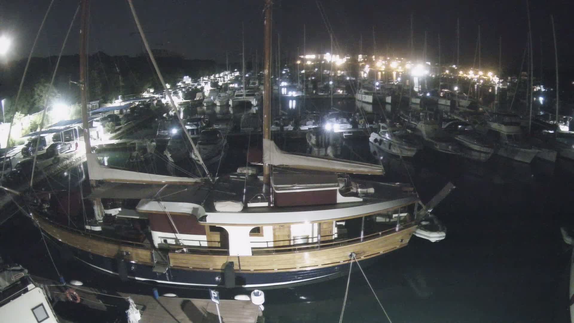 Pula, Marina Veruda South View Live Cam - Pjescana Uvala, Pula, Istria, Croatia