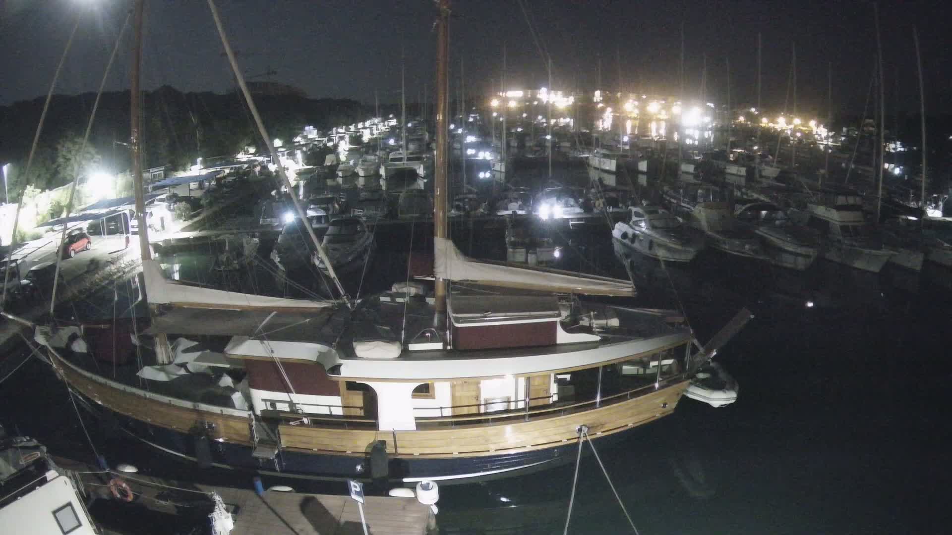 Pula, Marina Veruda South View Live Cam - Pjescana Uvala, Pula, Istria, Croatia
