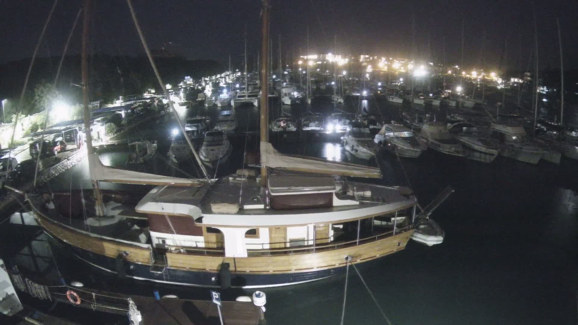 Pula, Marina Veruda South View Live Cam - Pjescana Uvala, Pula, Istria, Croatia