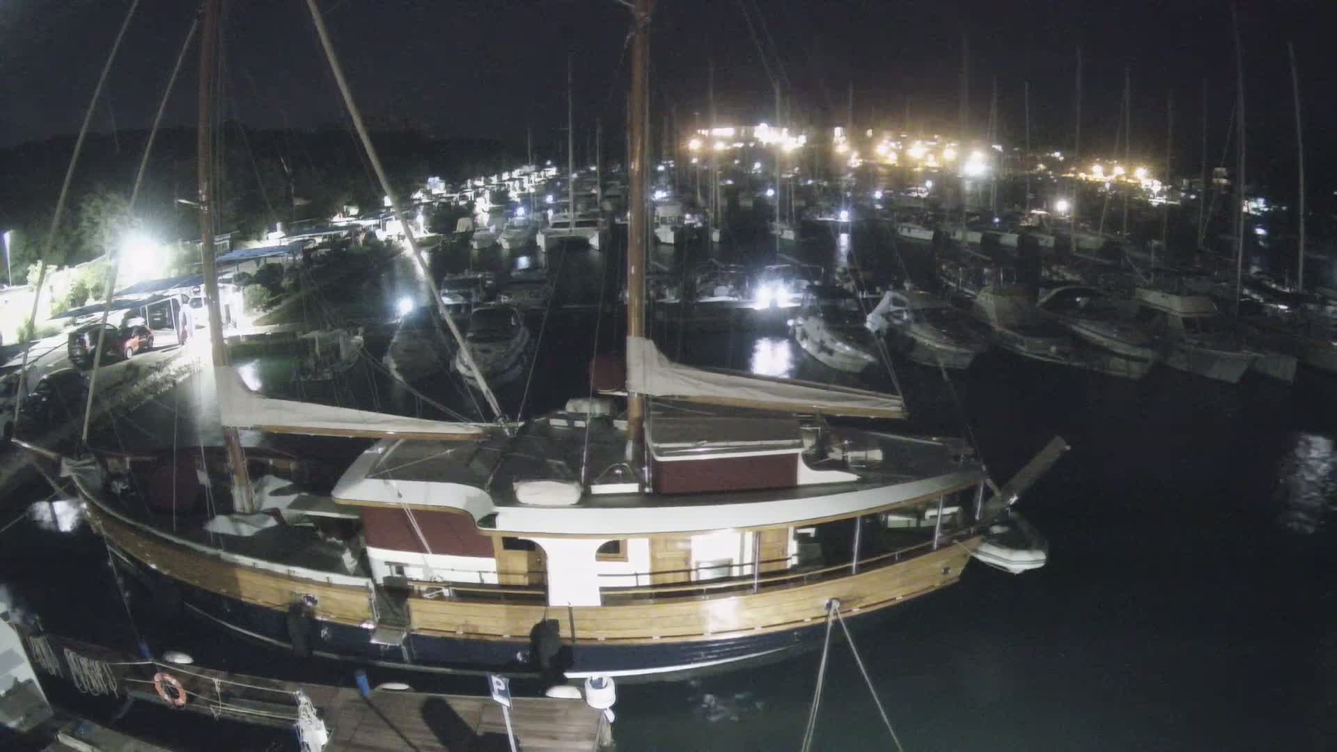 Pula, Marina Veruda South View Live Cam - Pjescana Uvala, Pula, Istria, Croatia