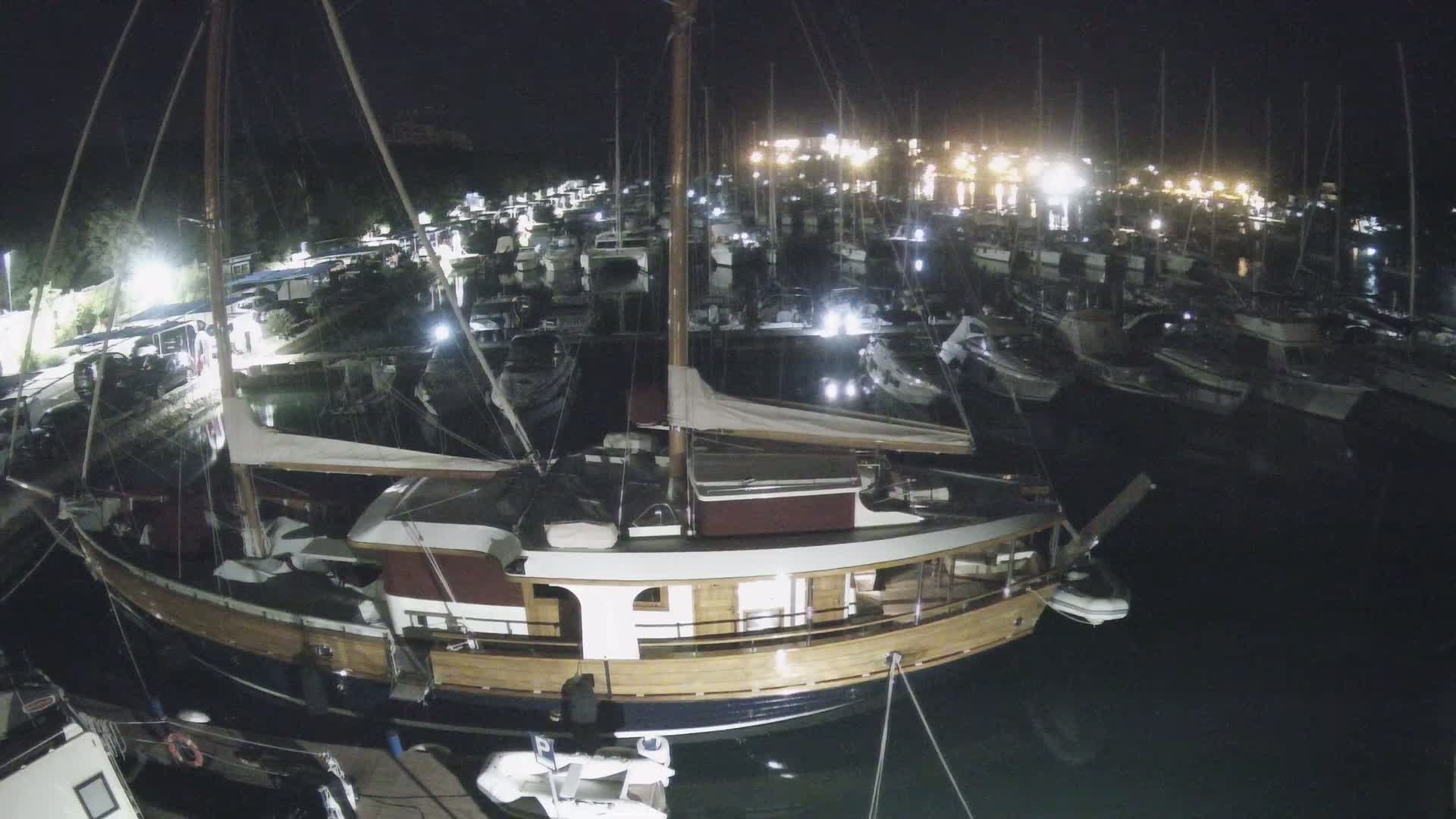 Pula, Marina Veruda South View Live Cam - Pjescana Uvala, Pula, Istria, Croatia