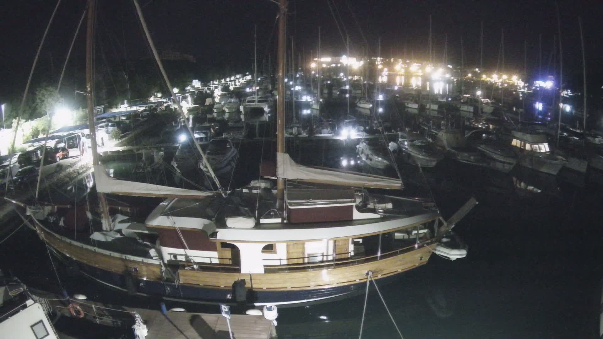 Pula, Marina Veruda South View Live Cam - Pjescana Uvala, Pula, Istria, Croatia