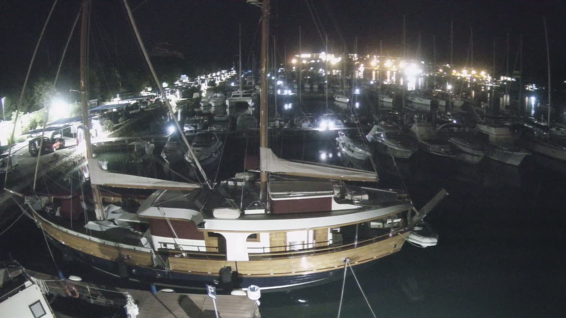Pula, Marina Veruda South View Live Cam - Pjescana Uvala, Pula, Istria, Croatia