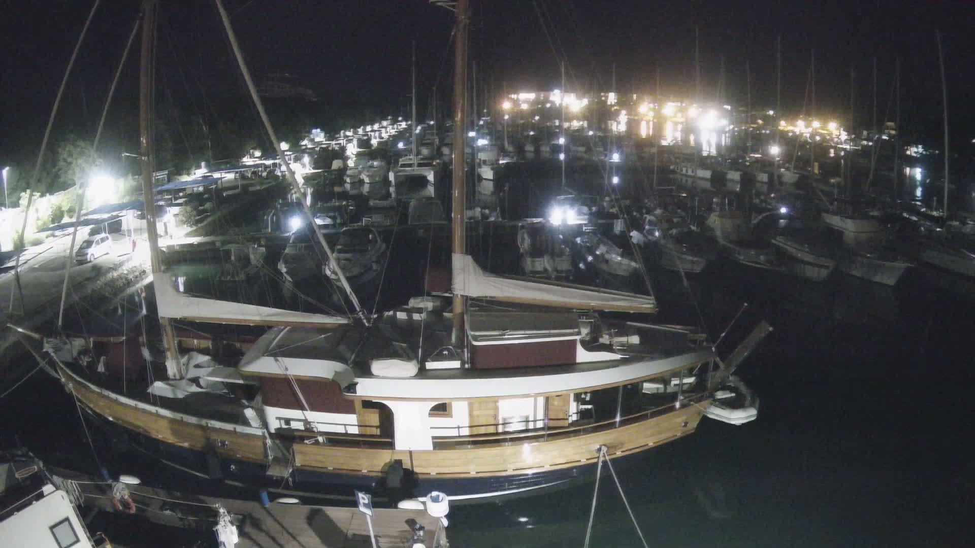 Pula, Marina Veruda South View Live Cam - Pjescana Uvala, Pula, Istria, Croatia