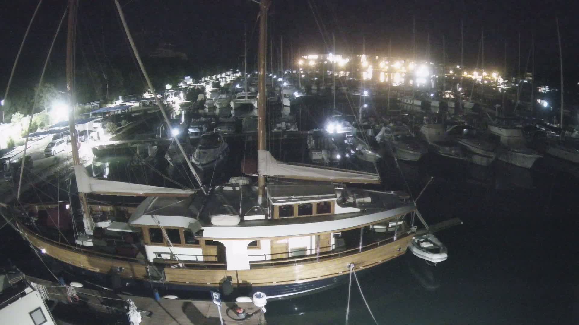 Pula, Marina Veruda South View Live Cam - Pjescana Uvala, Pula, Istria, Croatia