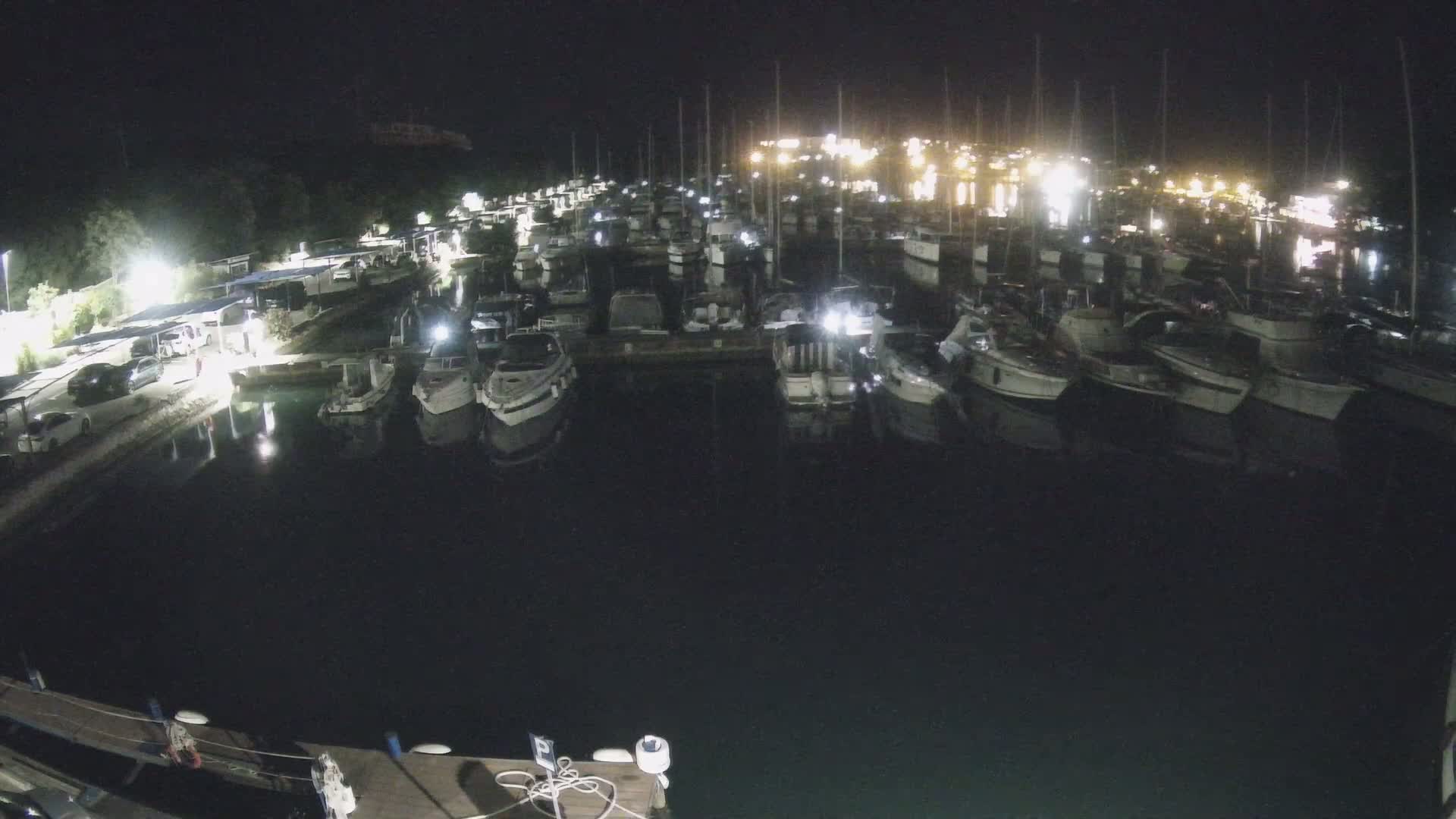 Pula, Marina Veruda South View Live Cam - Pjescana Uvala, Pula, Istria, Croatia