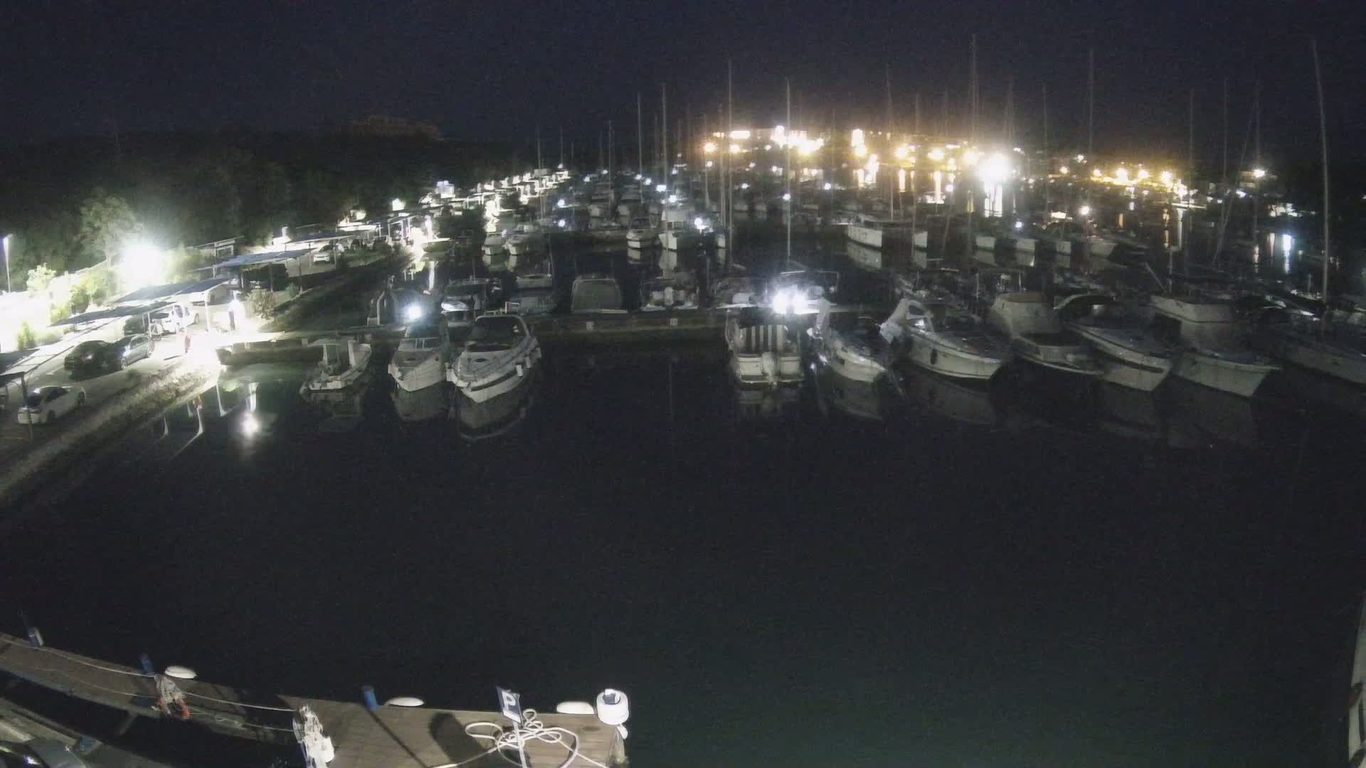 Pula, Marina Veruda South View Live Cam - Pjescana Uvala, Pula, Istria, Croatia