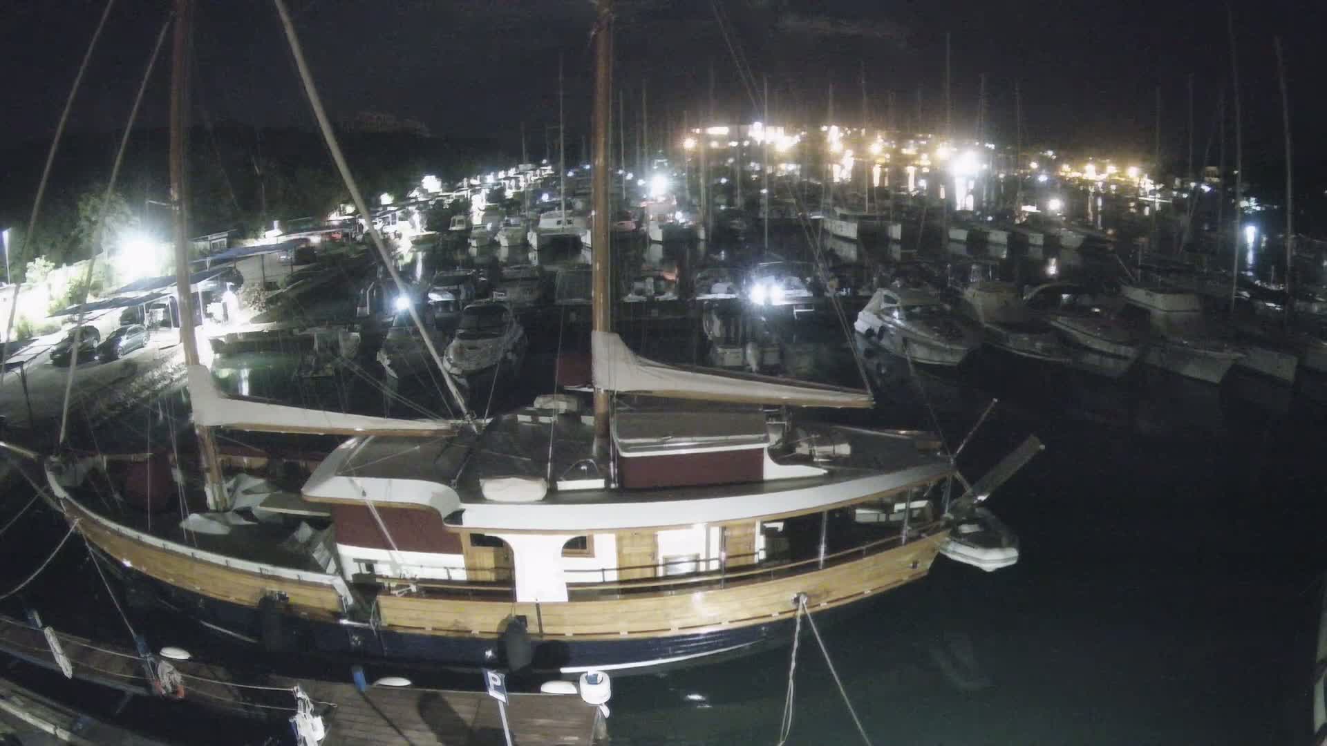 Pula, Marina Veruda South View Live Cam - Pjescana Uvala, Pula, Istria, Croatia