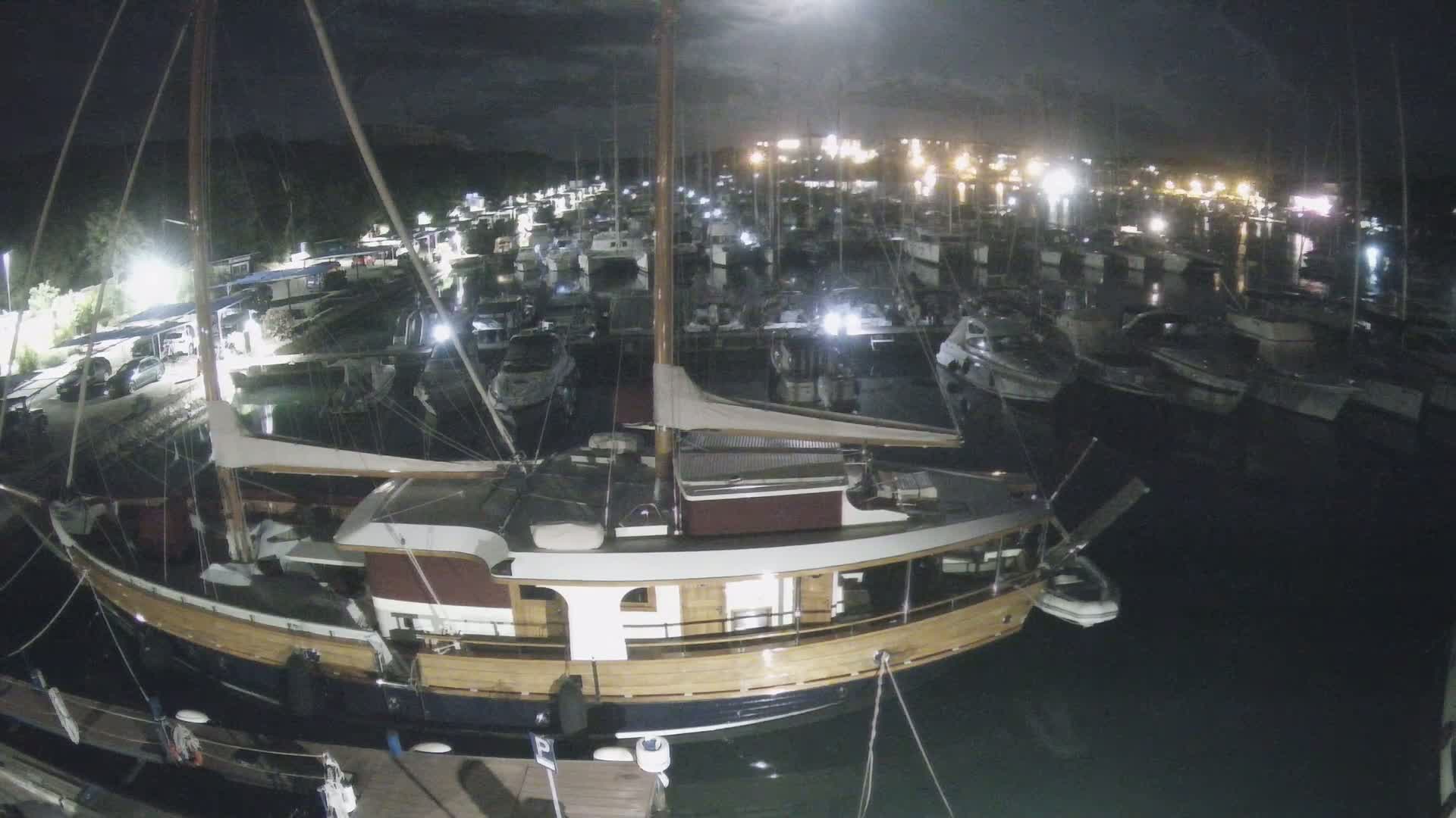 Pula, Marina Veruda South View Live Cam - Pjescana Uvala, Pula, Istria, Croatia