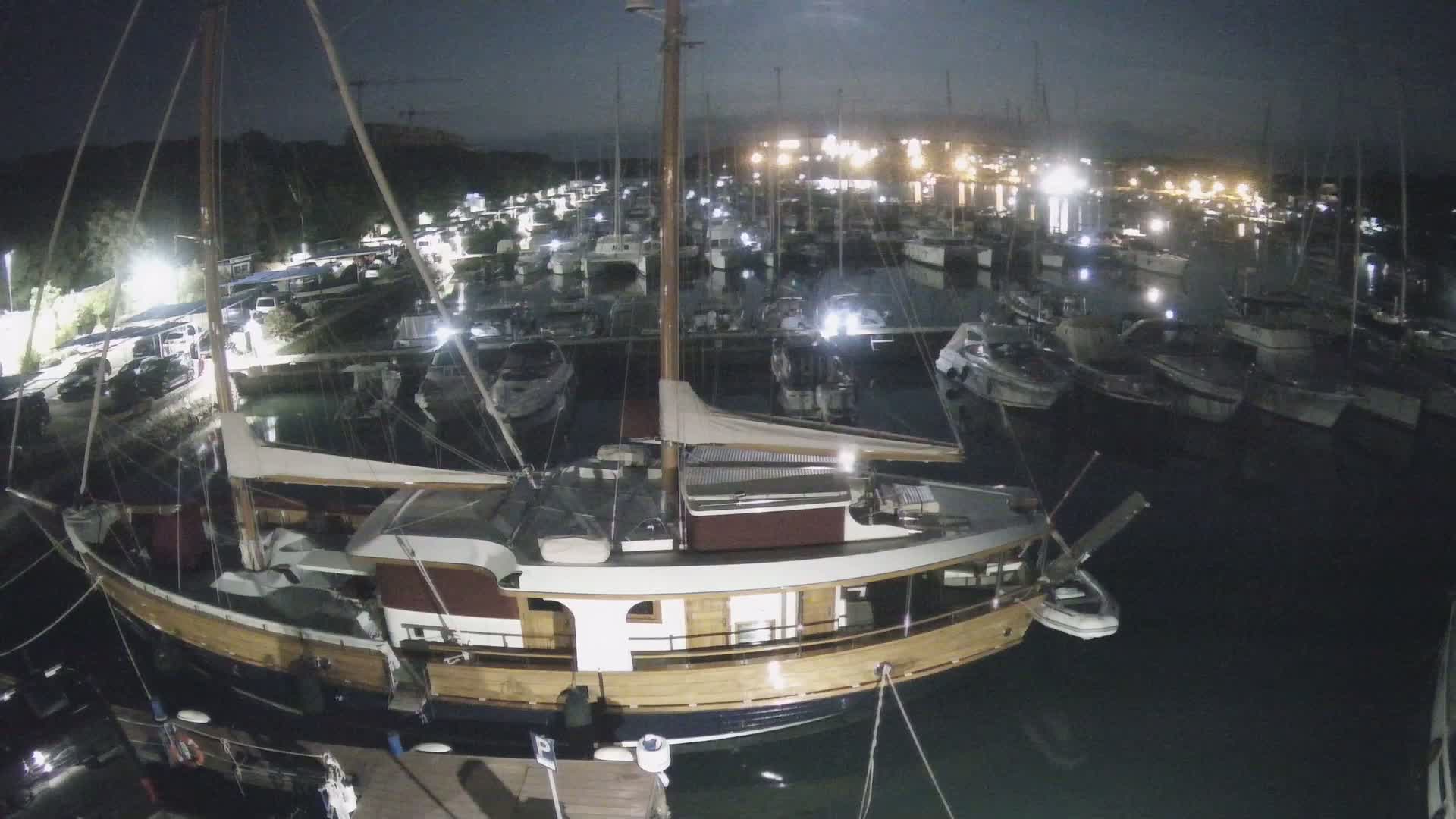 Pula, Marina Veruda South View Live Cam - Pjescana Uvala, Pula, Istria, Croatia