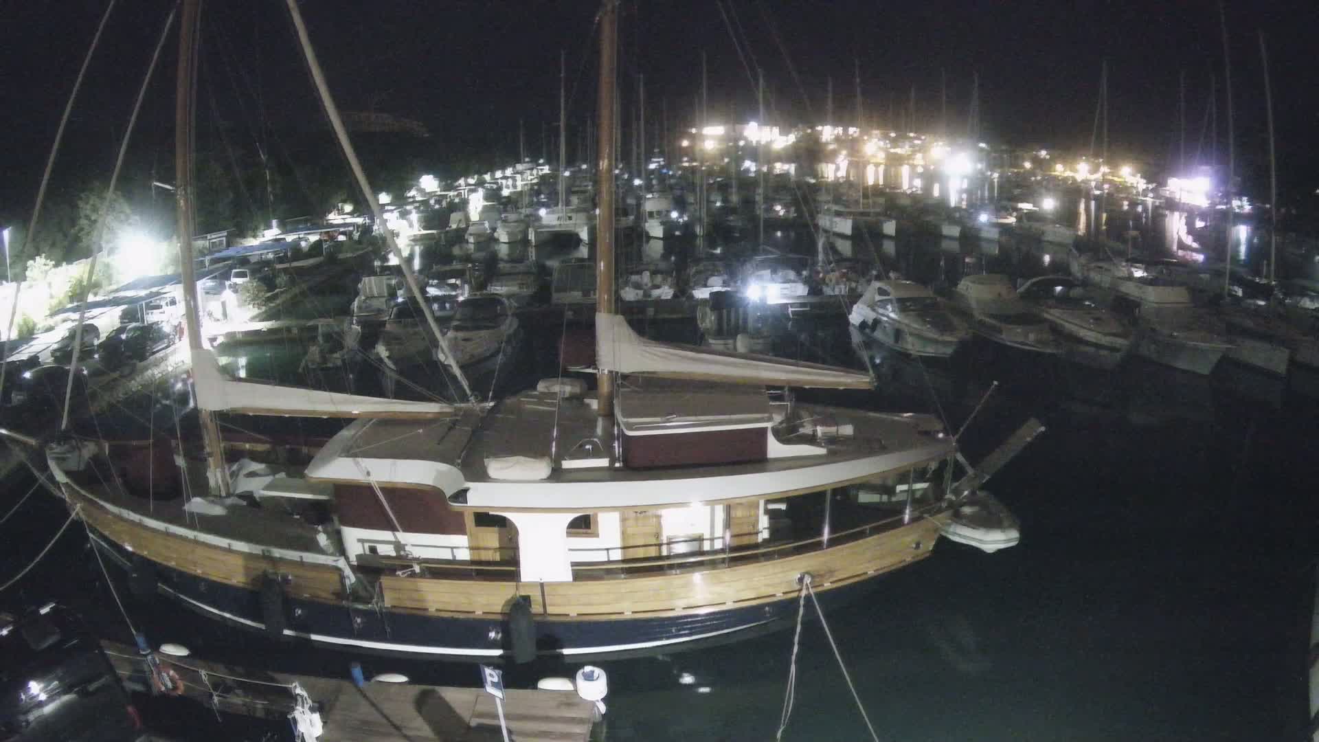 Pula, Marina Veruda South View Live Cam - Pjescana Uvala, Pula, Istria, Croatia