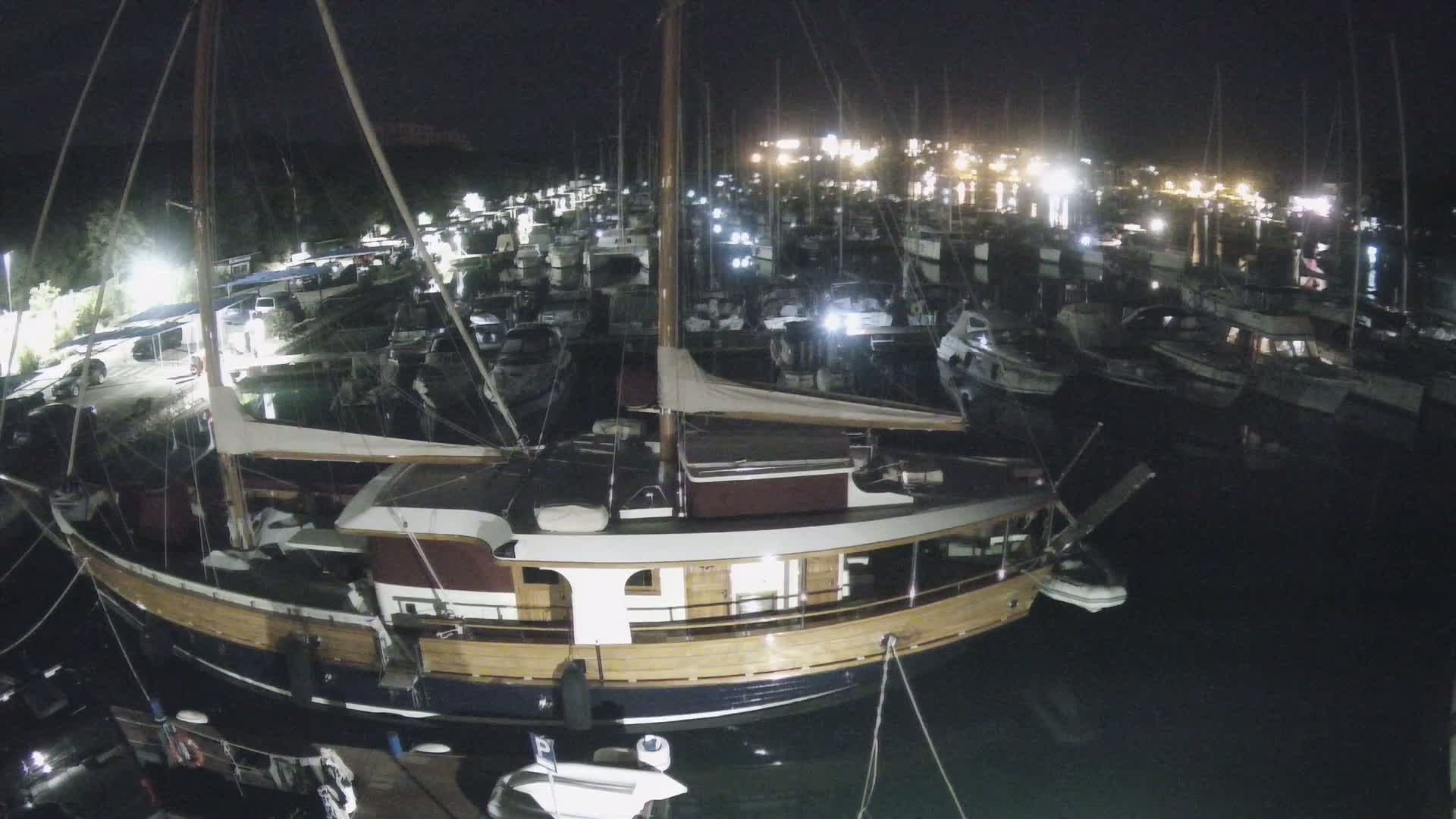 Pula, Marina Veruda South View Live Cam - Pjescana Uvala, Pula, Istria, Croatia