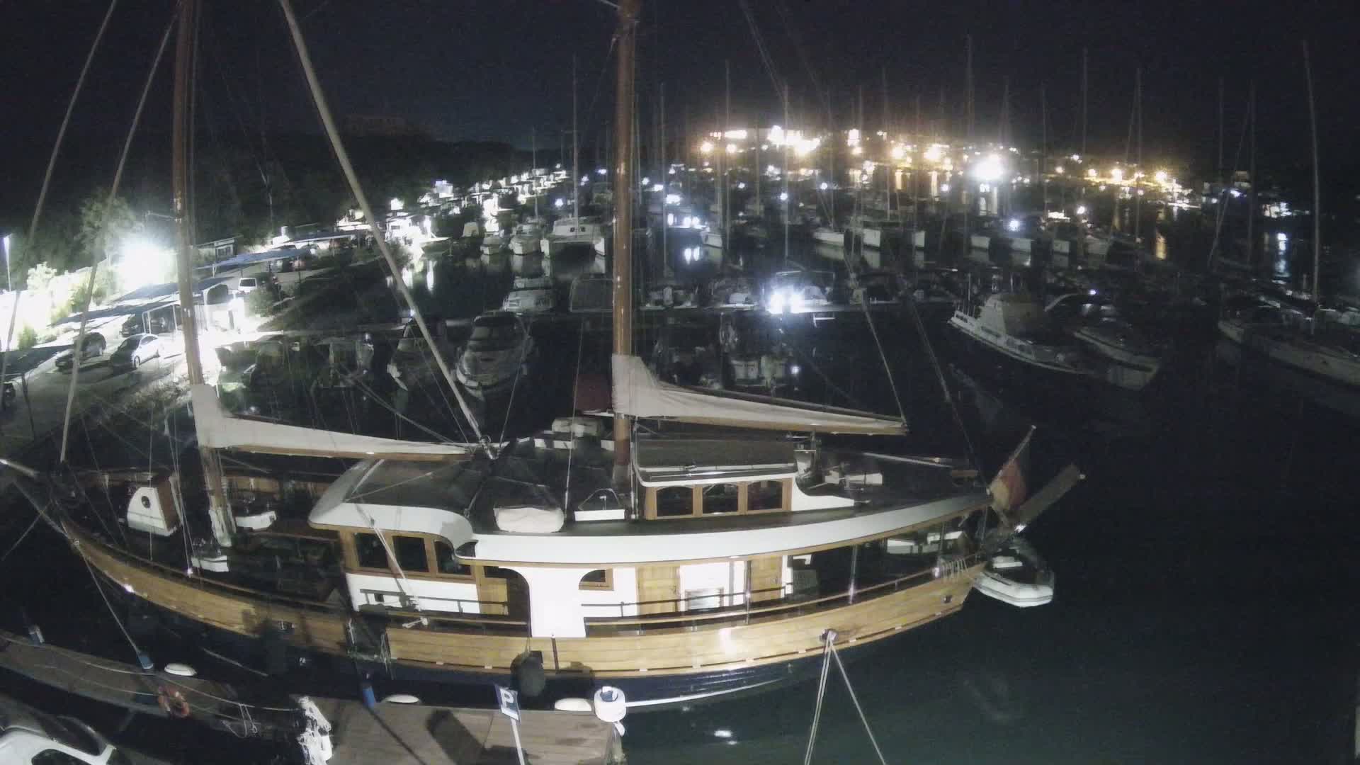 Pula, Marina Veruda South View Live Cam - Pjescana Uvala, Pula, Istria, Croatia