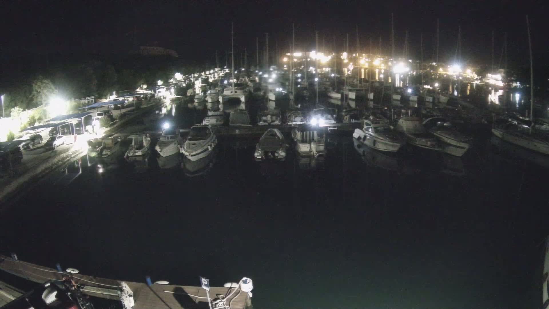 Pula, Marina Veruda South View Live Cam - Pjescana Uvala, Pula, Istria, Croatia