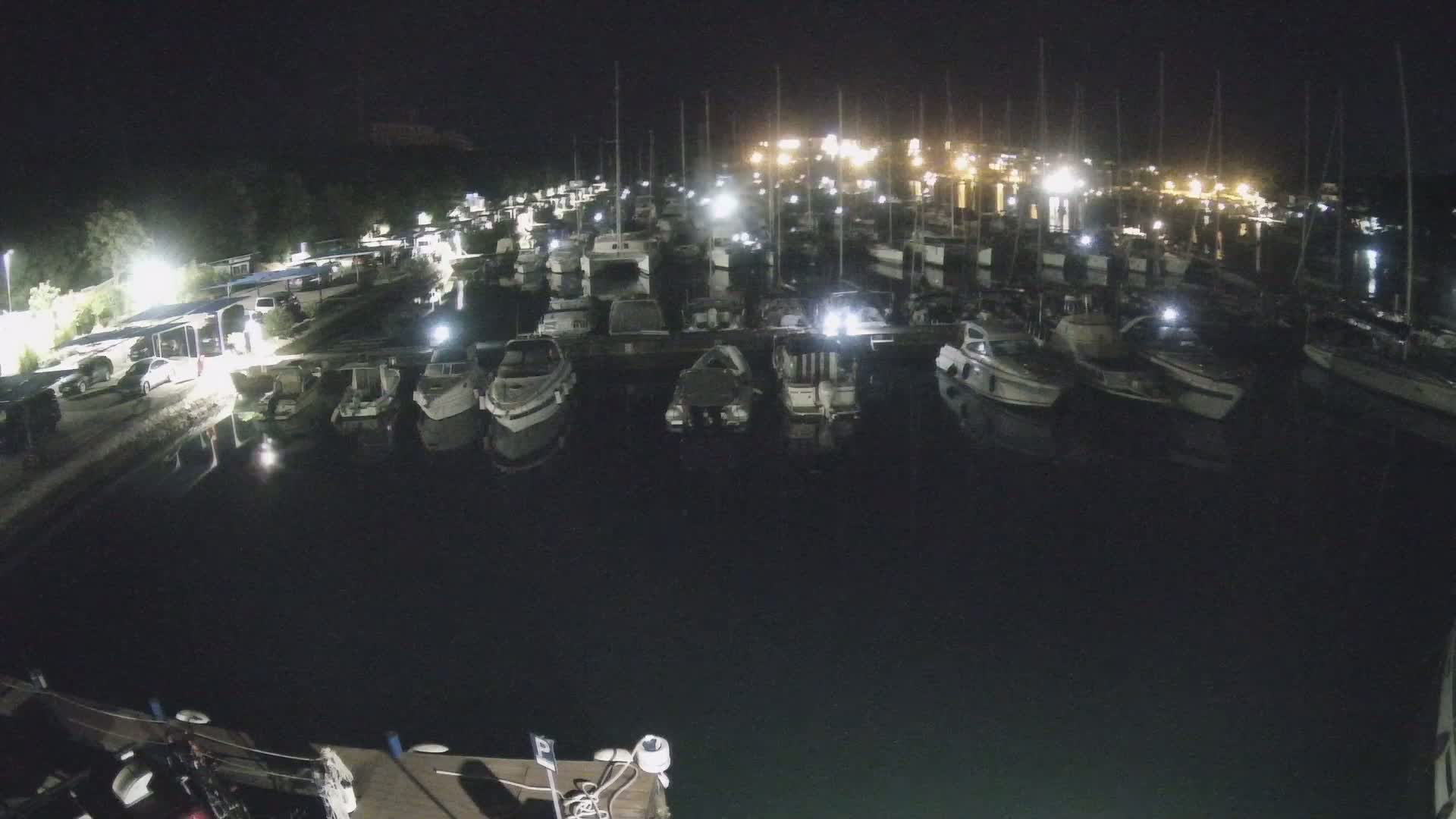 Pula, Marina Veruda South View Live Cam - Pjescana Uvala, Pula, Istria, Croatia