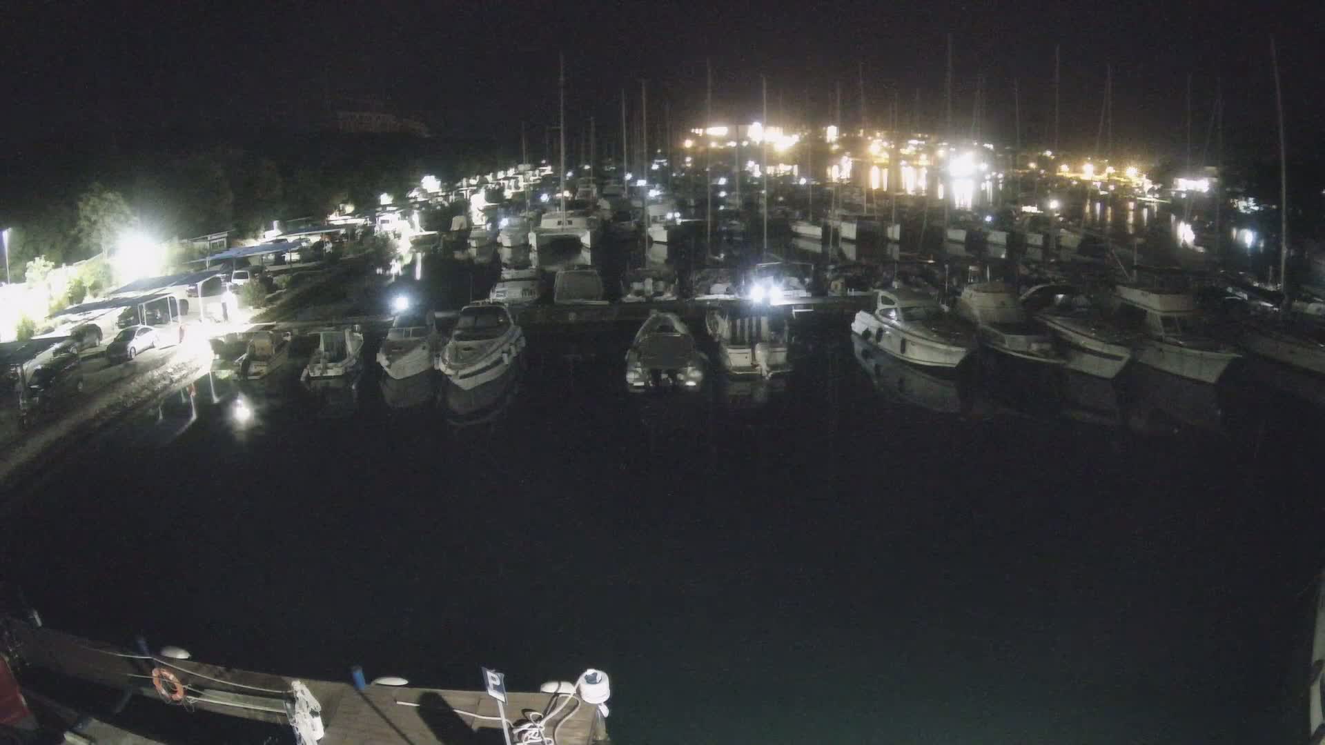 Pula, Marina Veruda South View Live Cam - Pjescana Uvala, Pula, Istria, Croatia