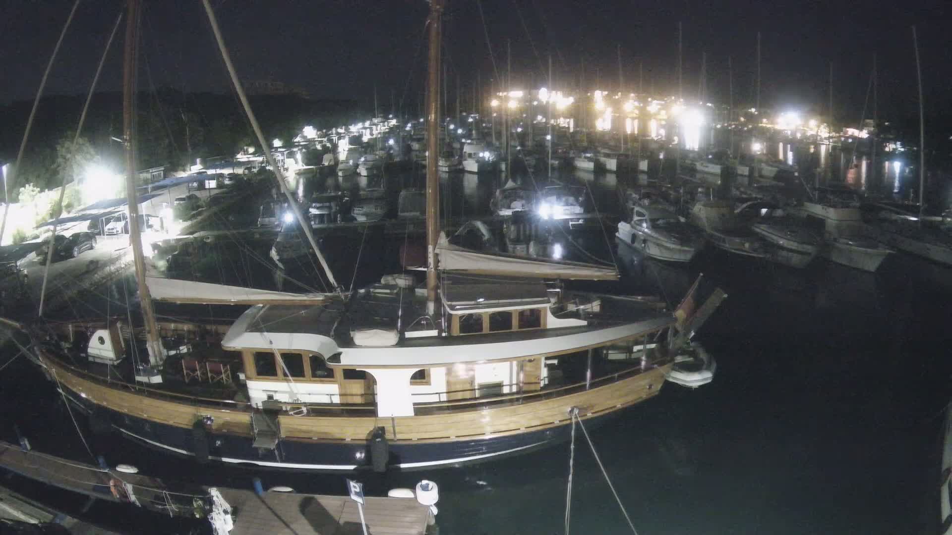 Pula, Marina Veruda South View Live Cam - Pjescana Uvala, Pula, Istria, Croatia