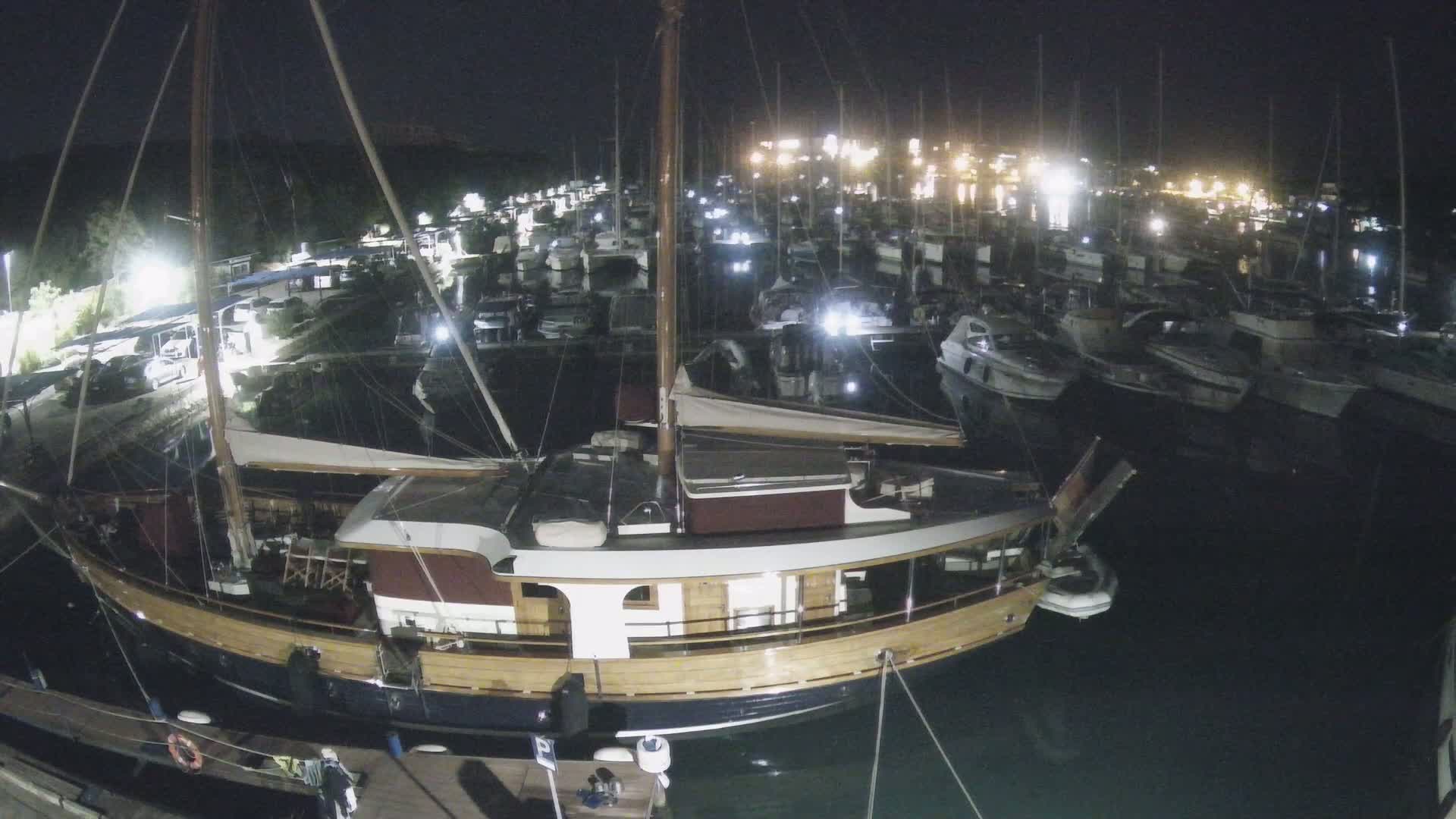 Pula, Marina Veruda South View Live Cam - Pjescana Uvala, Pula, Istria, Croatia