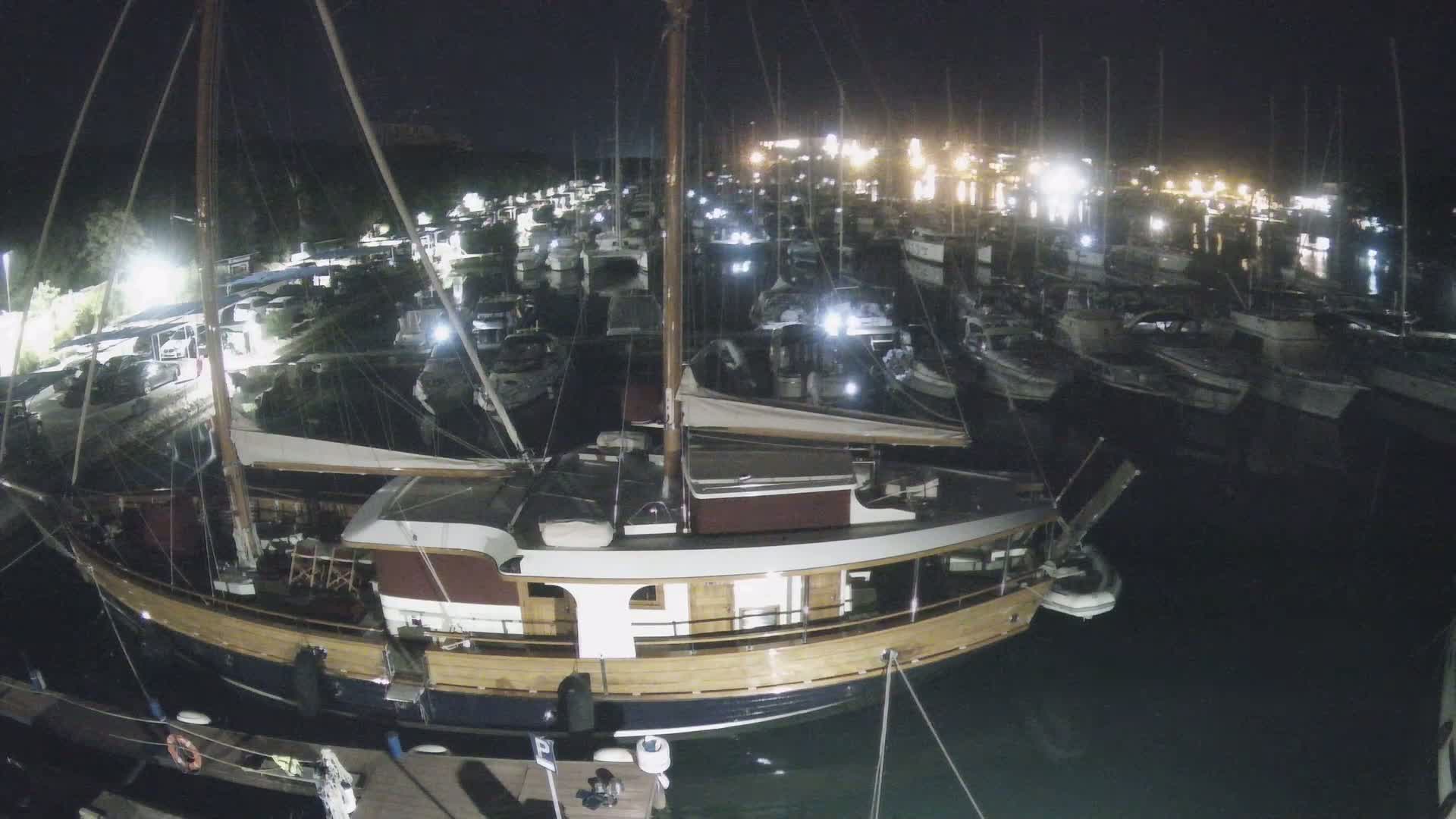 Pula, Marina Veruda South View Live Cam - Pjescana Uvala, Pula, Istria, Croatia