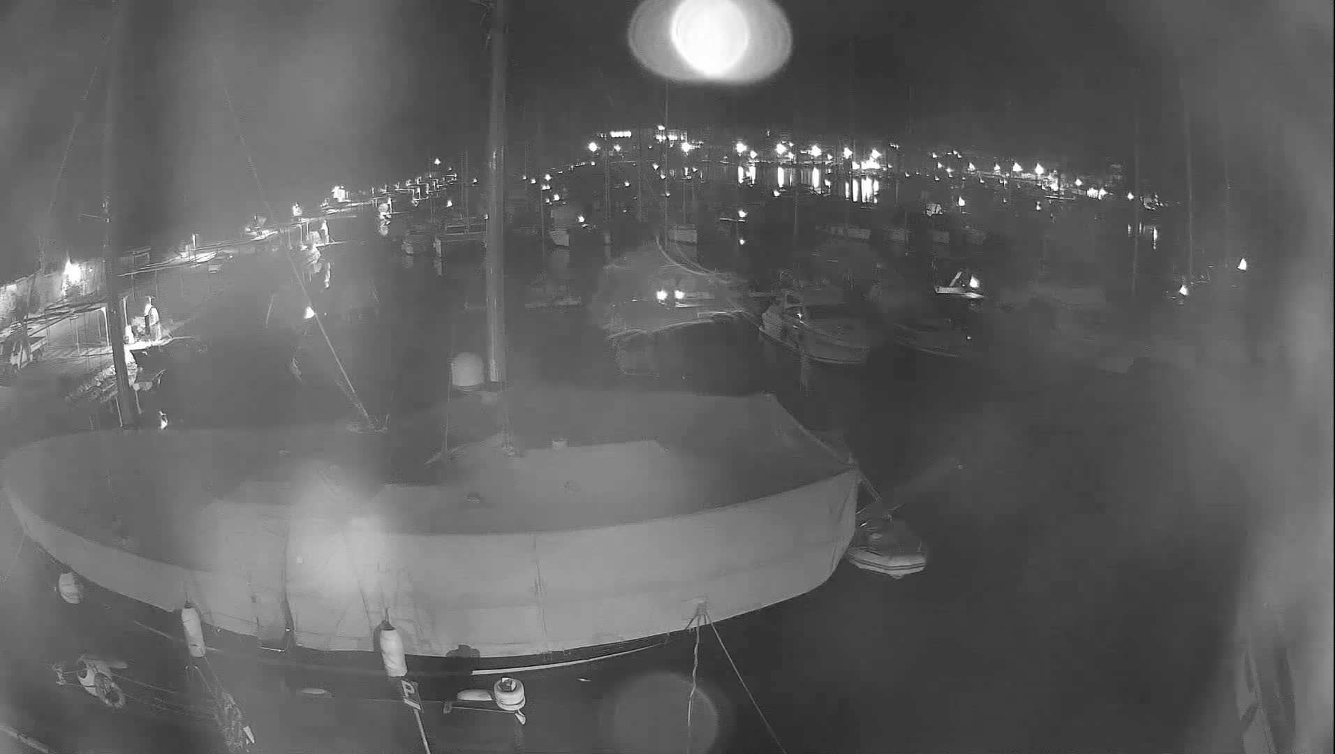 Pula, Marina Veruda South View Live Cam - Pjescana Uvala, Pula, Istria, Croatia