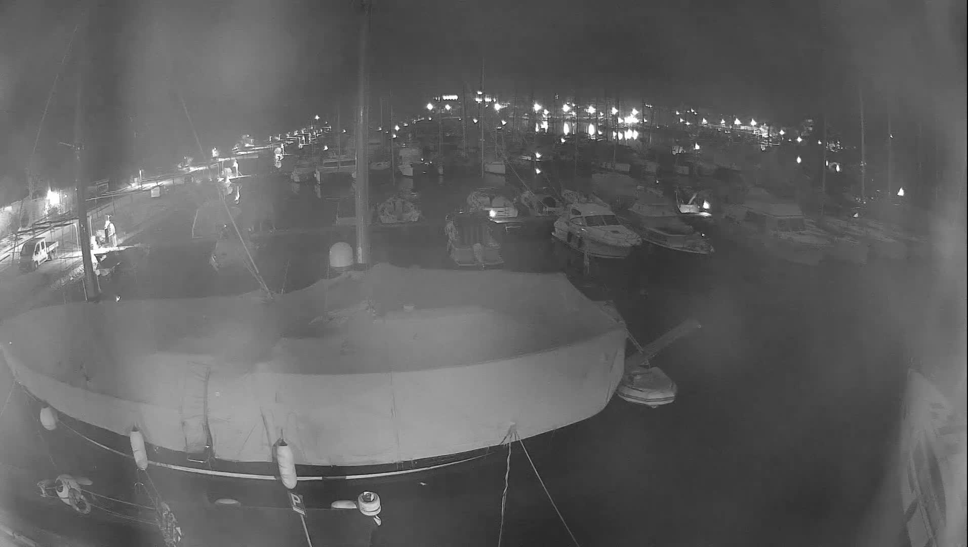 Pula, Marina Veruda South View Live Cam - Pjescana Uvala, Pula, Istria, Croatia