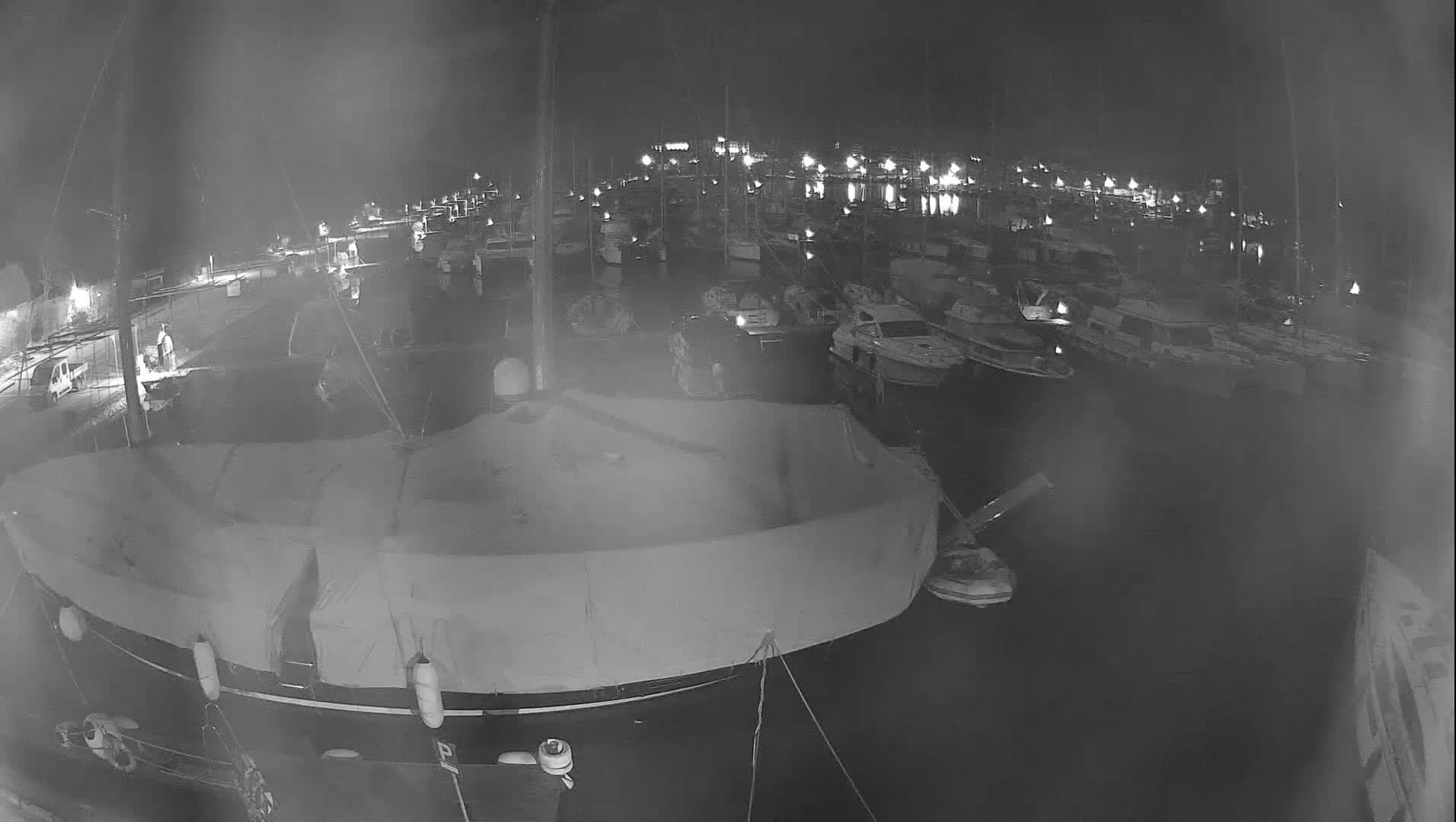 Pula, Marina Veruda South View Live Cam - Pjescana Uvala, Pula, Istria, Croatia