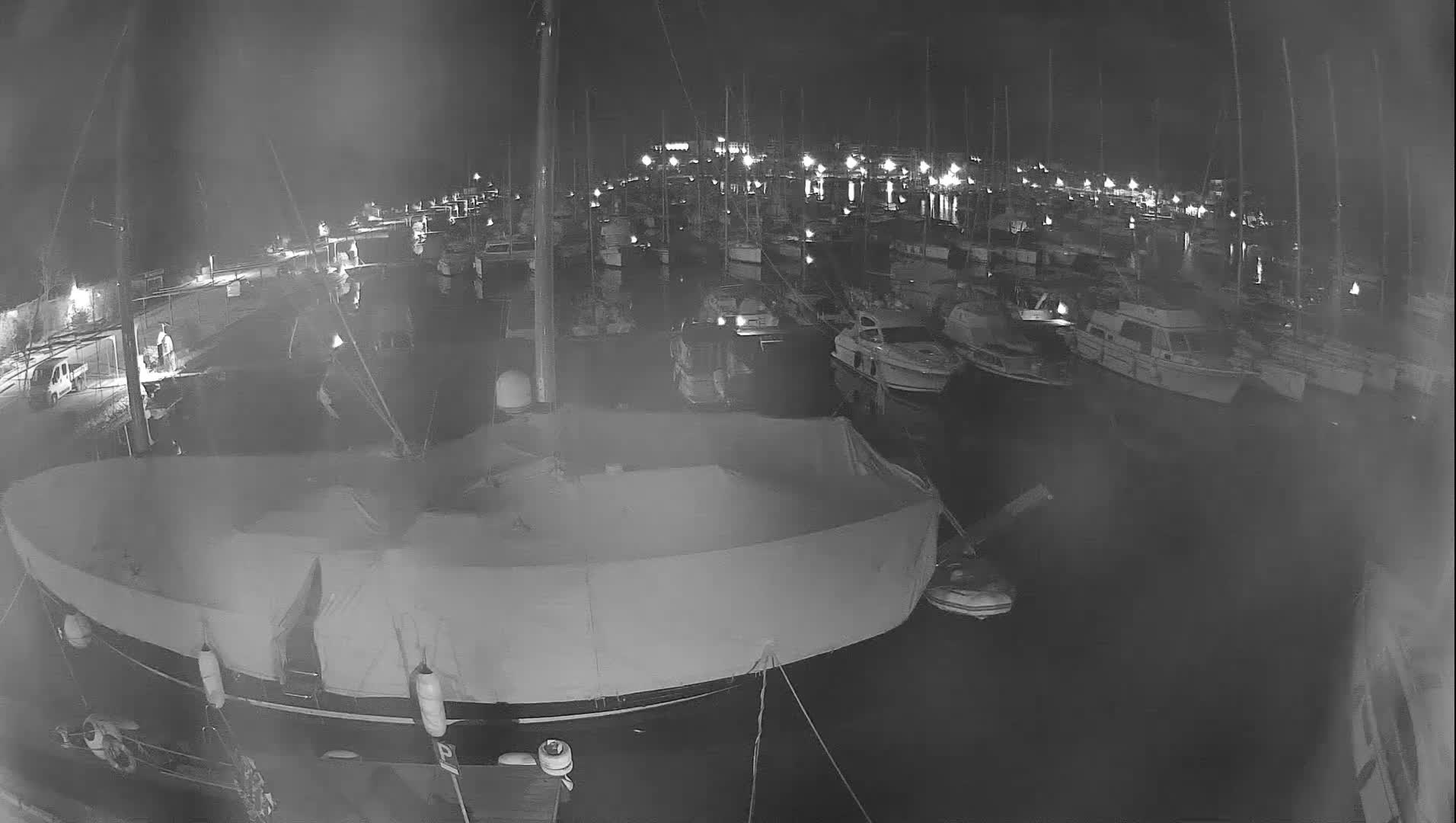 Pula, Marina Veruda South View Live Cam - Pjescana Uvala, Pula, Istria, Croatia