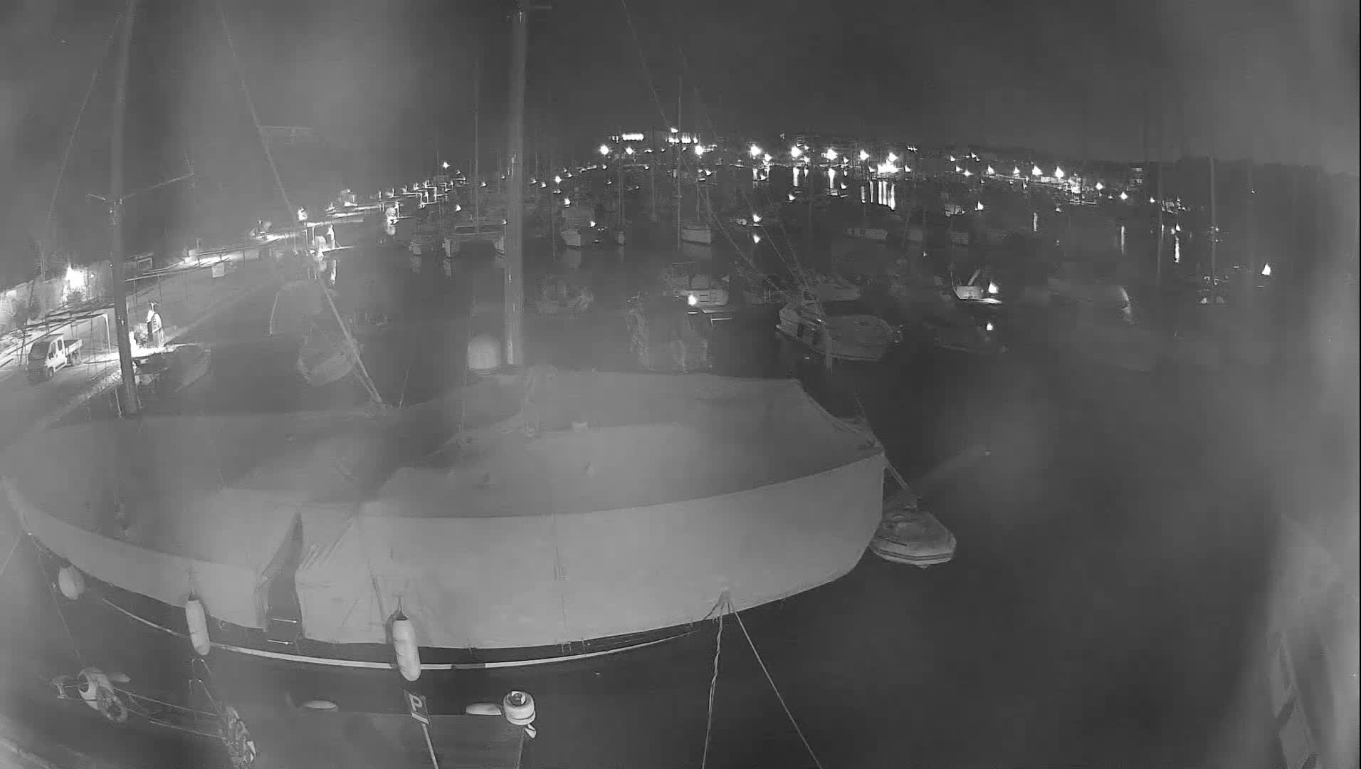Pula, Marina Veruda South View Live Cam - Pjescana Uvala, Pula, Istria, Croatia