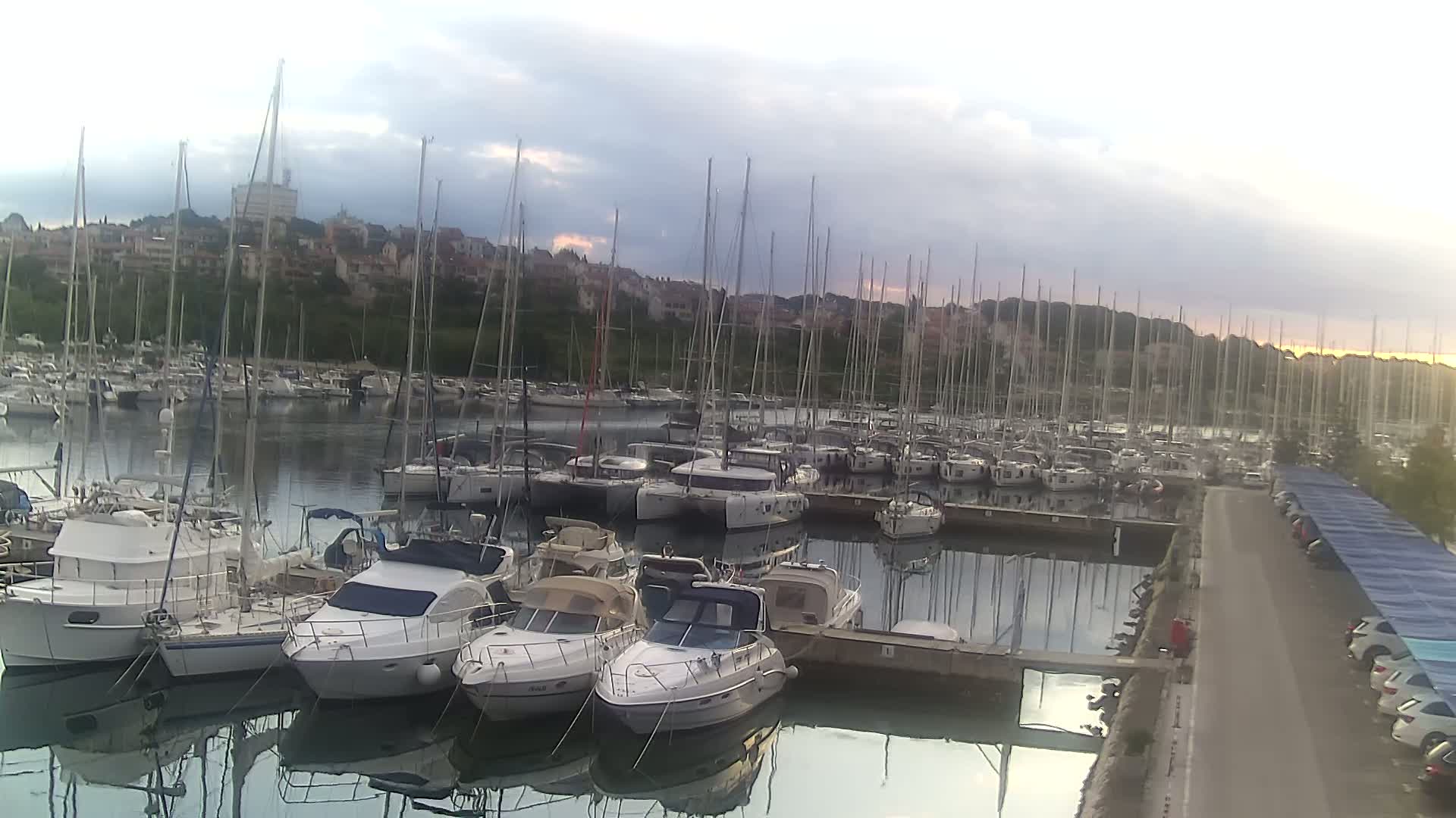 Pula, Marina Veruda North View Live Cam - Pjescana Uvala, Pula, Istria, Croatia